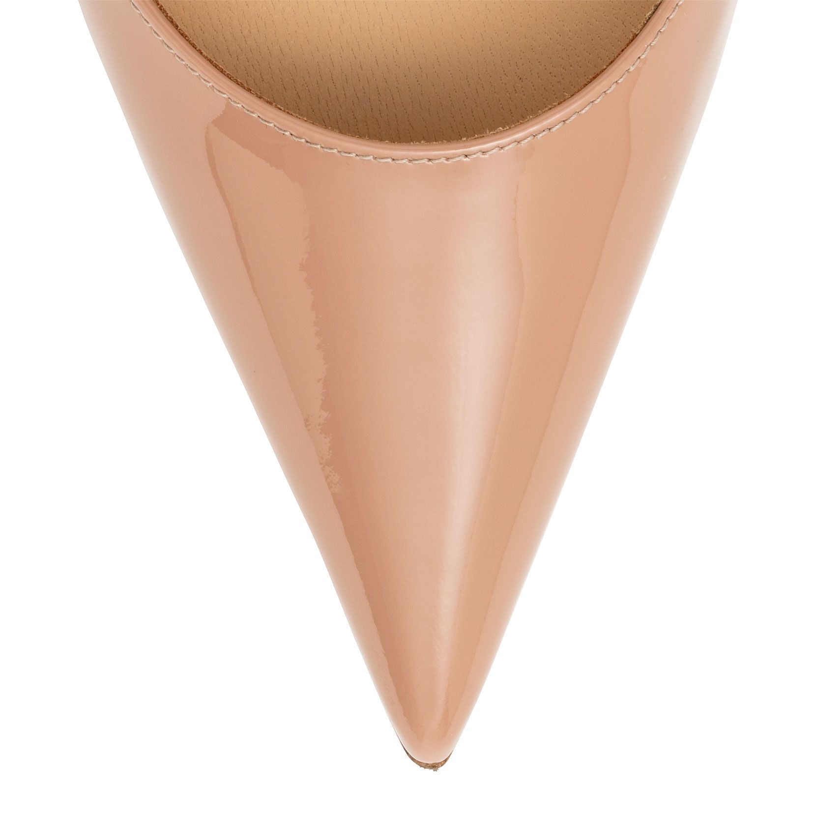 Clare sling 80 patent beige pumps