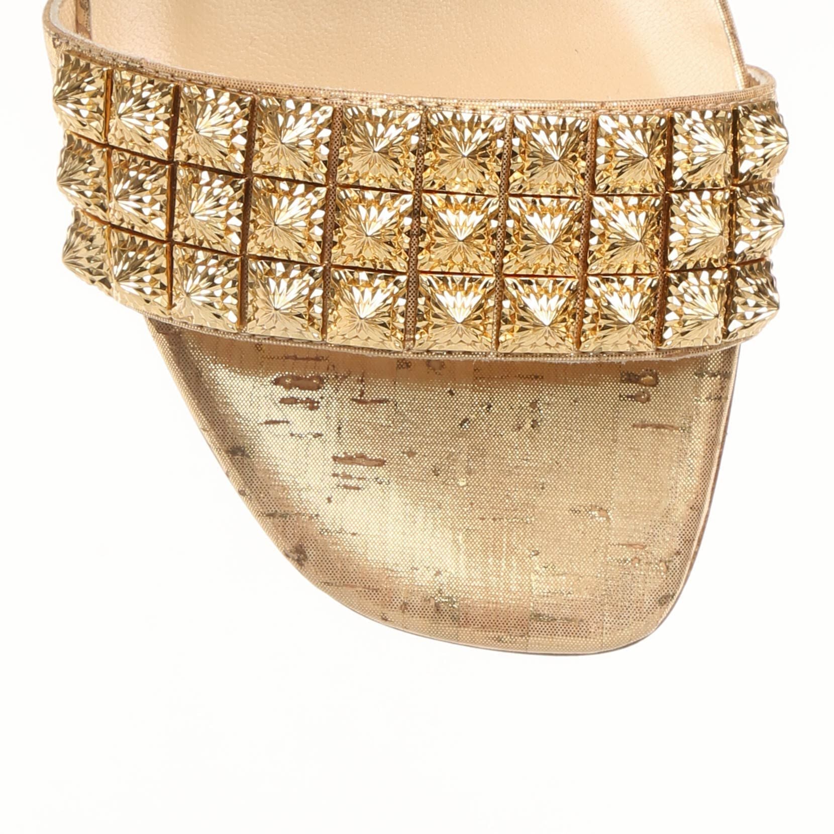 Myradiam flat liege pepite gold flat sandals