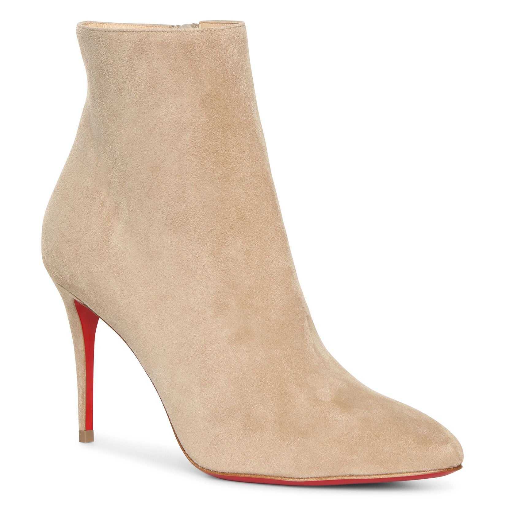 Eloise 85 nocciola suede ankle boots