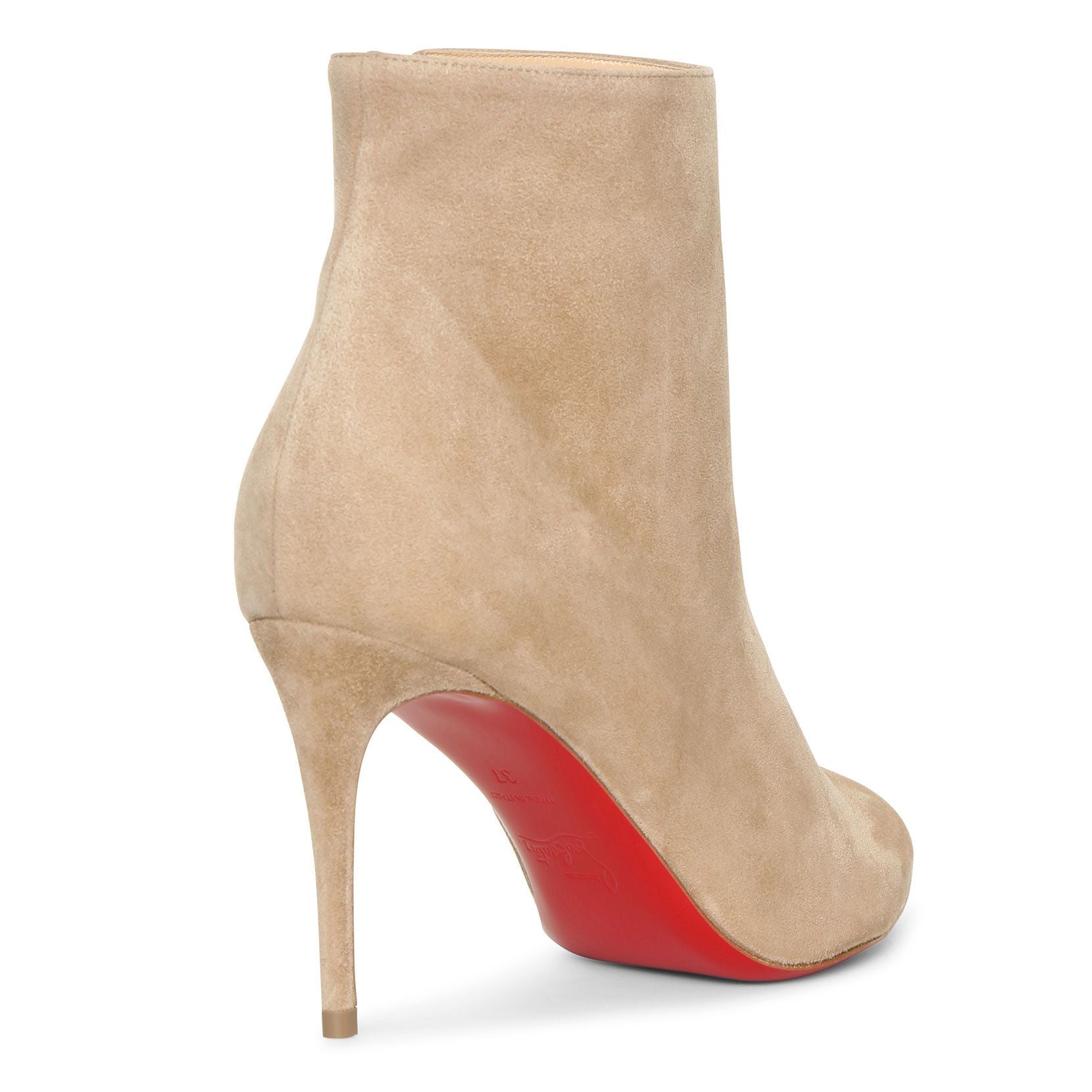 Eloise 85 nocciola suede ankle boots
