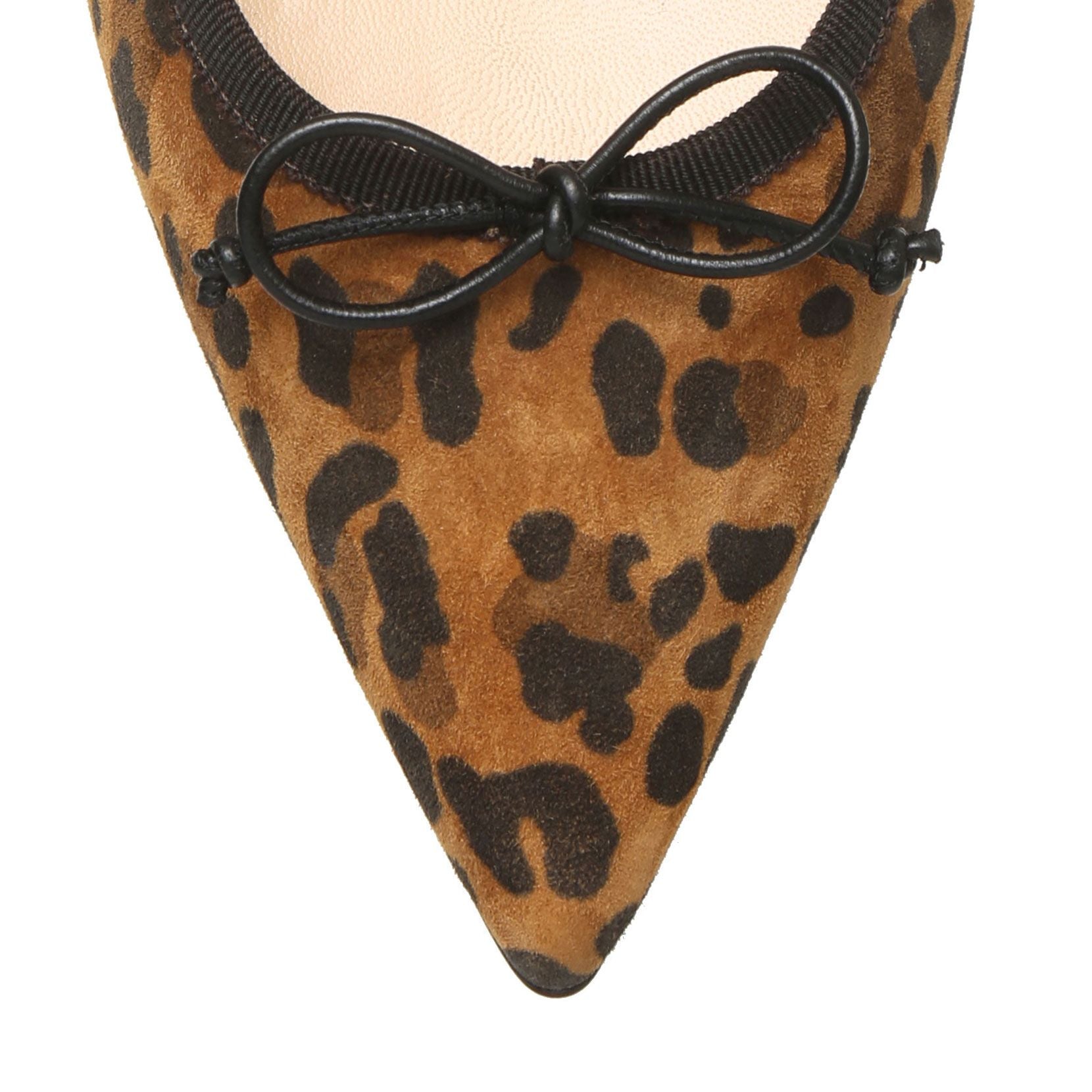 Hall leopard suede flats