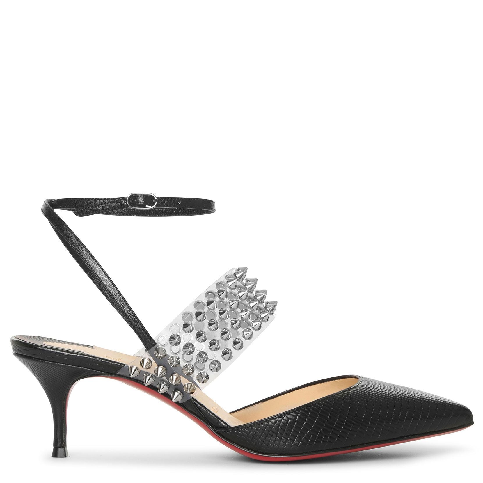 Levita 55 embossed black pumps