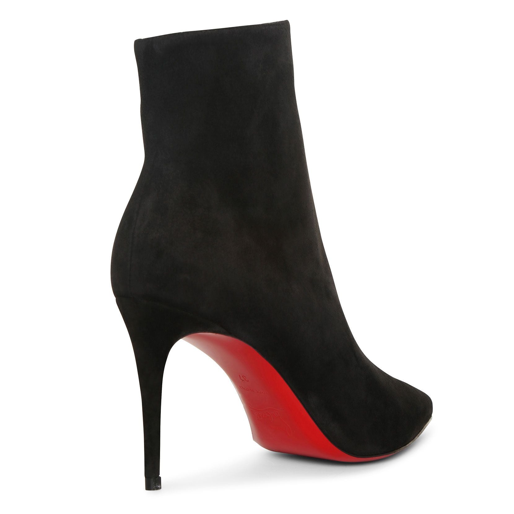 So Kate 85 black suede ankle boots