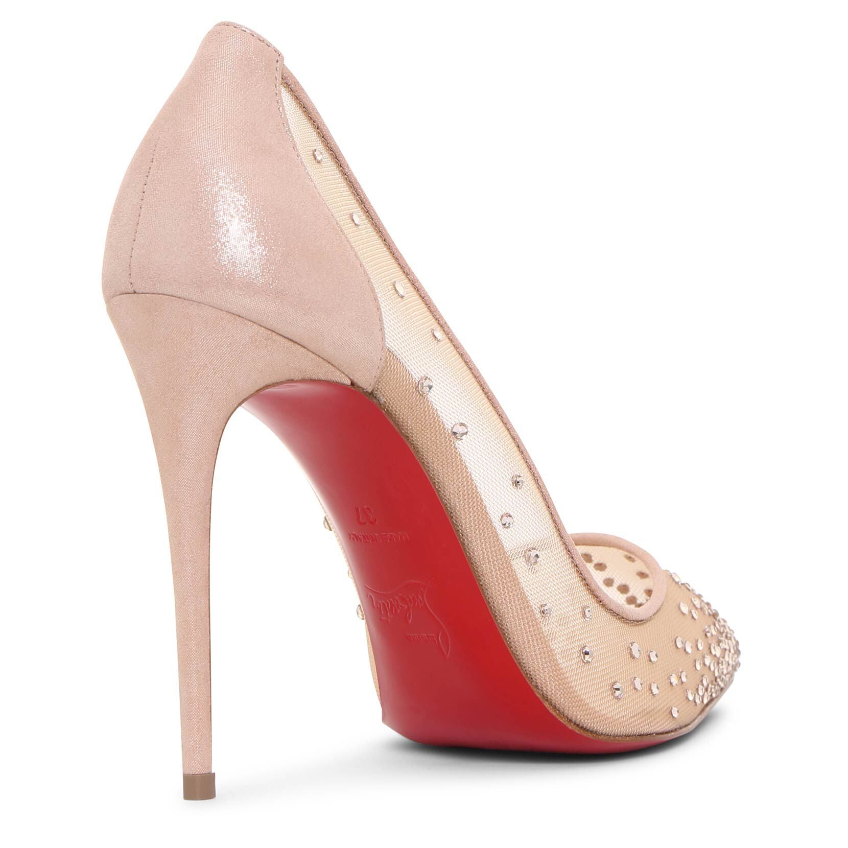 Follies Strass 100 suede pumps