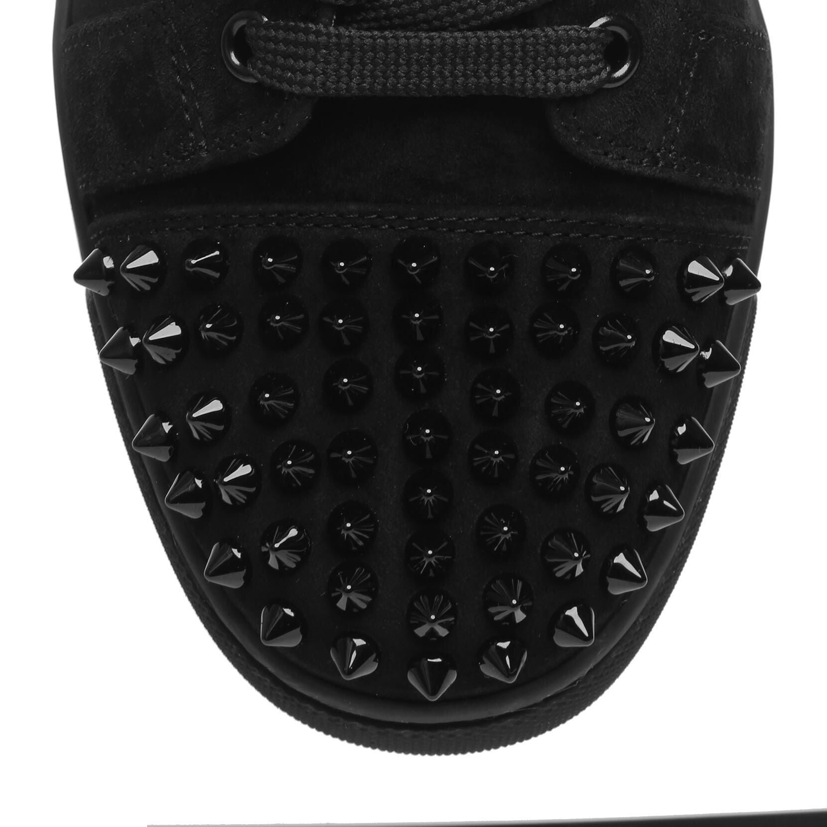 Vieira Spikes black suede sneakers