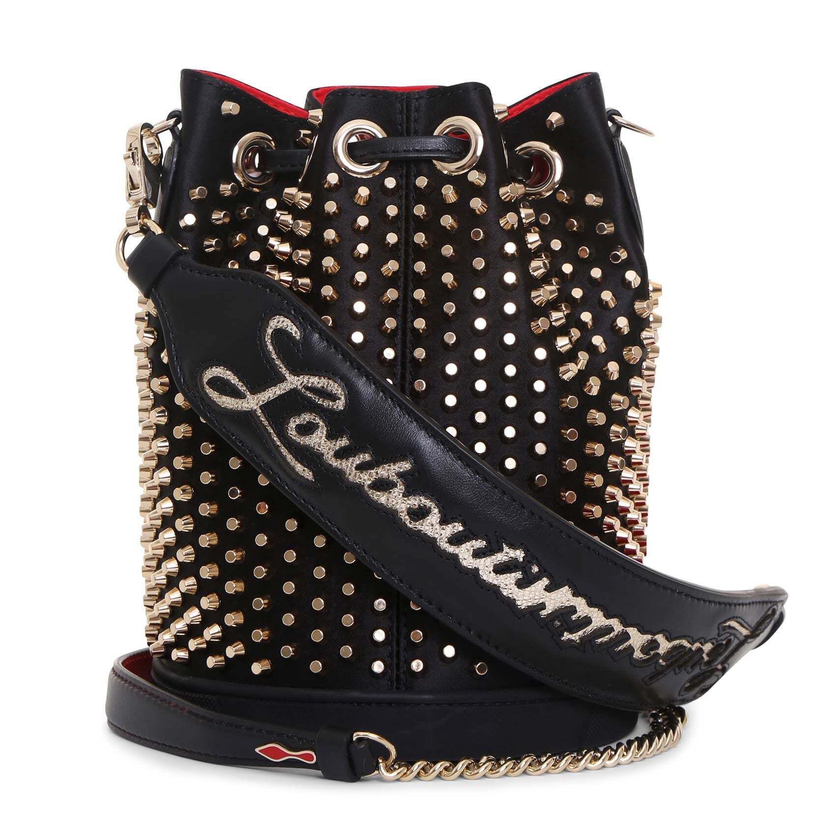 Marie Jane spikes bucket bag