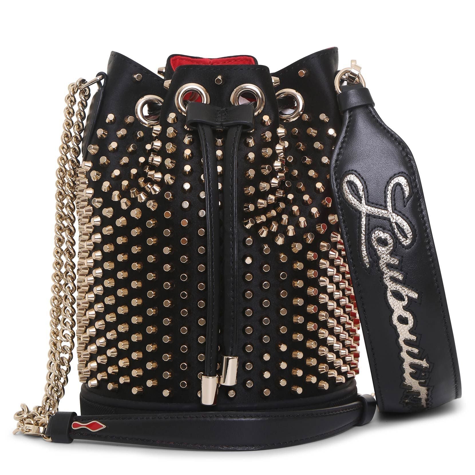 Marie Jane spikes bucket bag