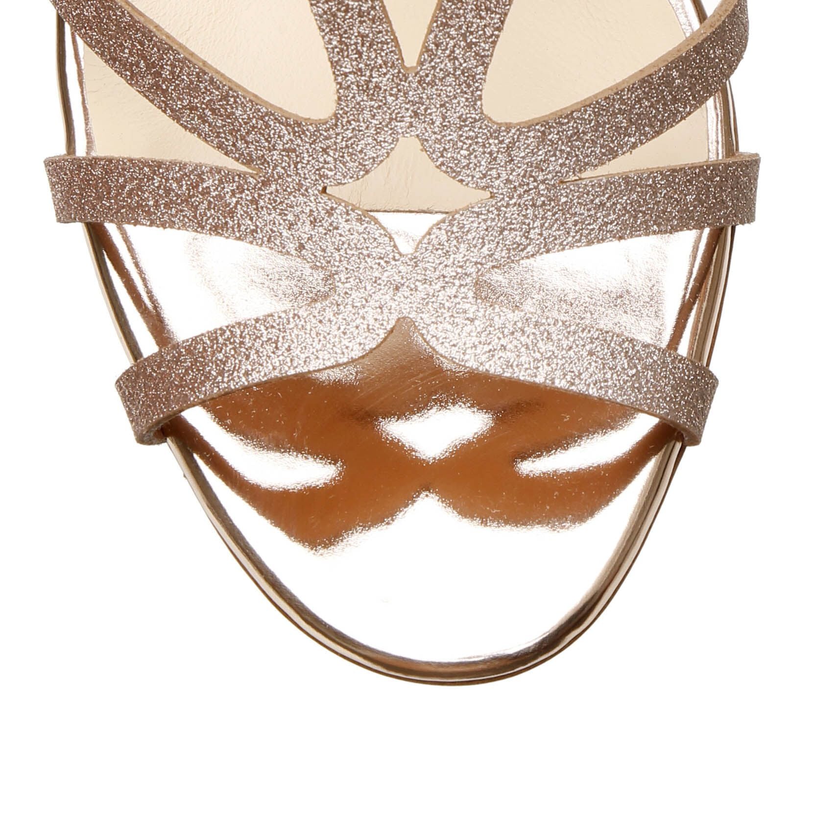 Renee 85 glitter courtisane sandals