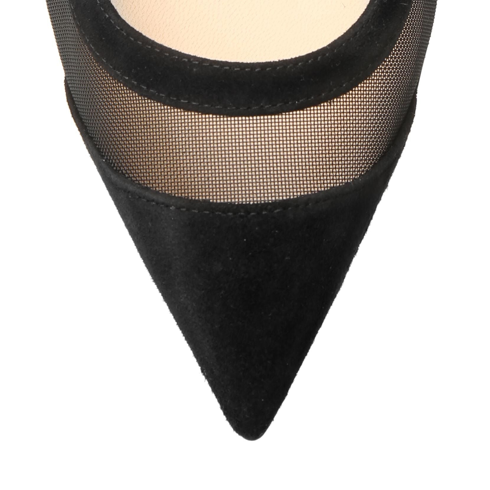 Galativi 70 black suede pumps