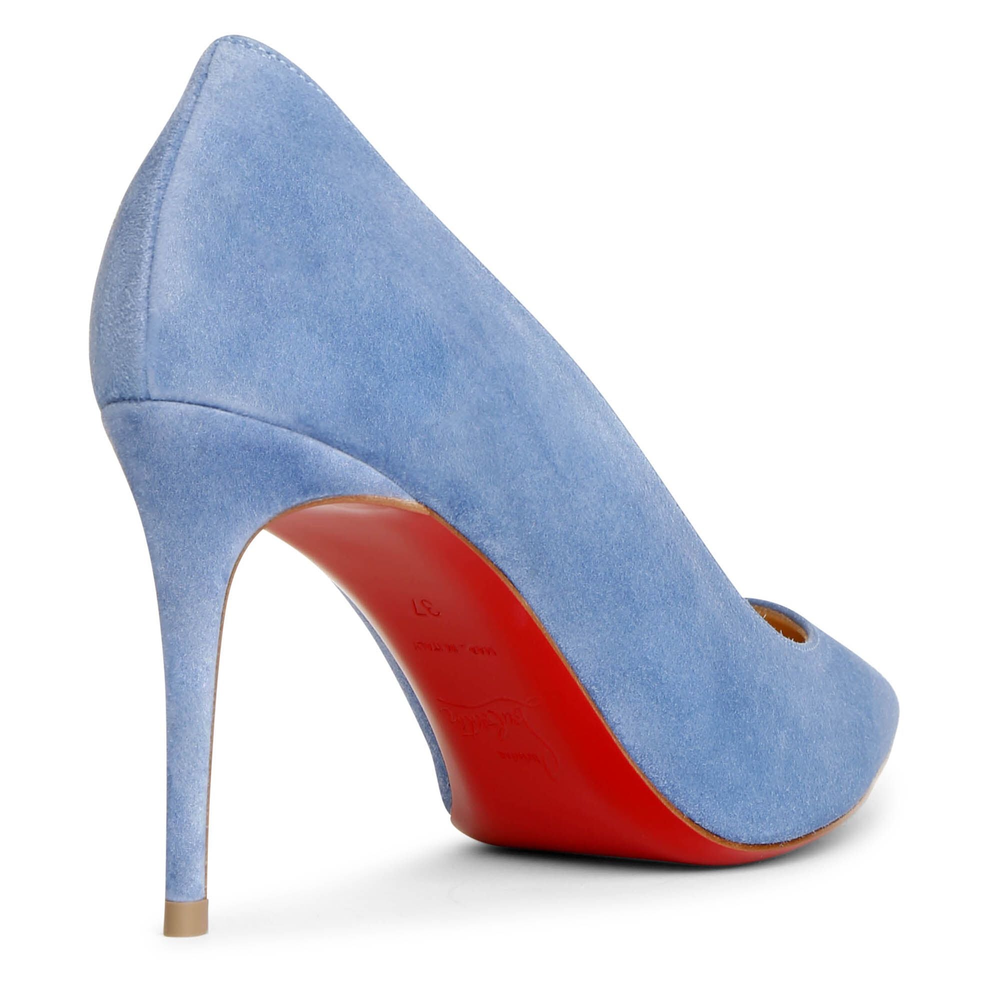 Kate 85 jeans blue suede pumps