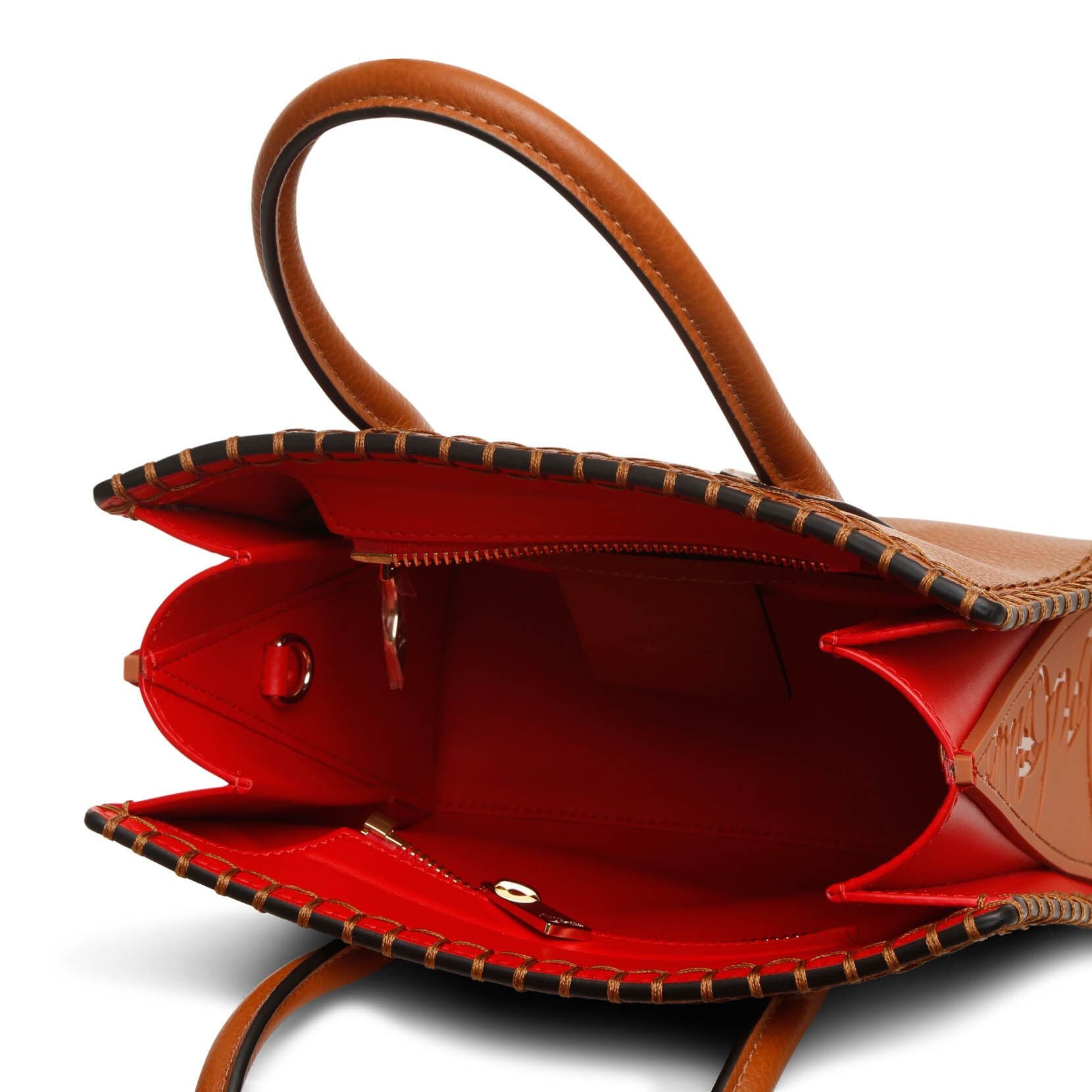 Paloma S mini coconut suede tote