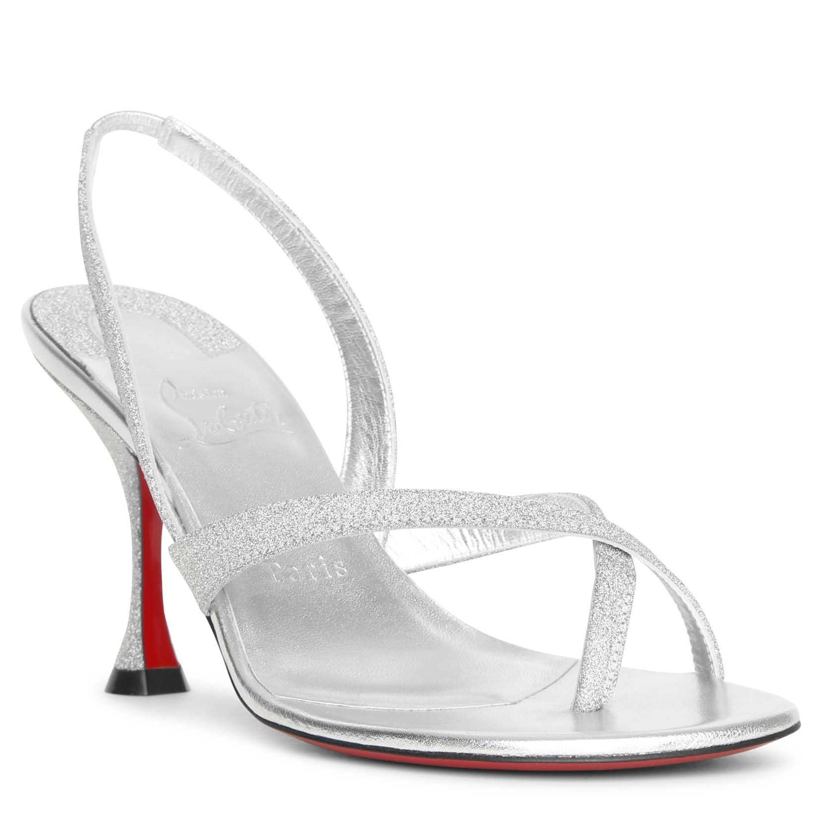 Taralita 85 glitter leather sandals