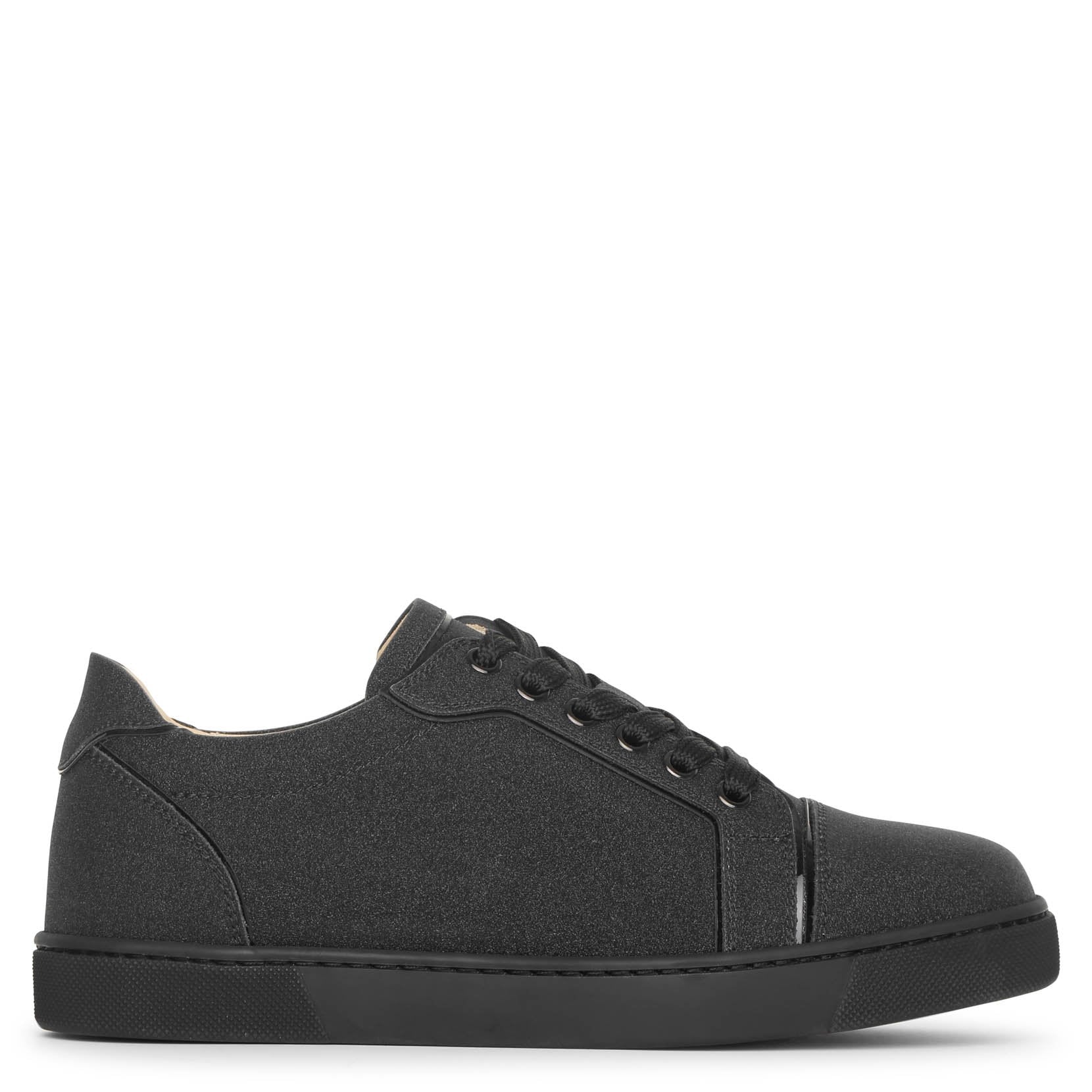 Vieira black glitter sneakers