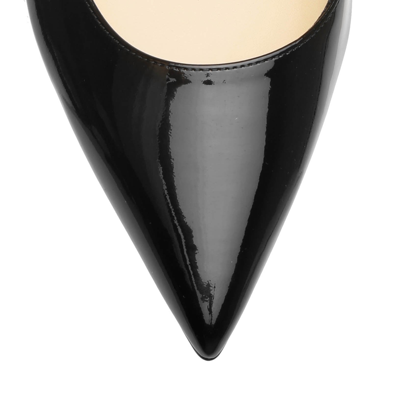 Iriza 70 patent black pumps