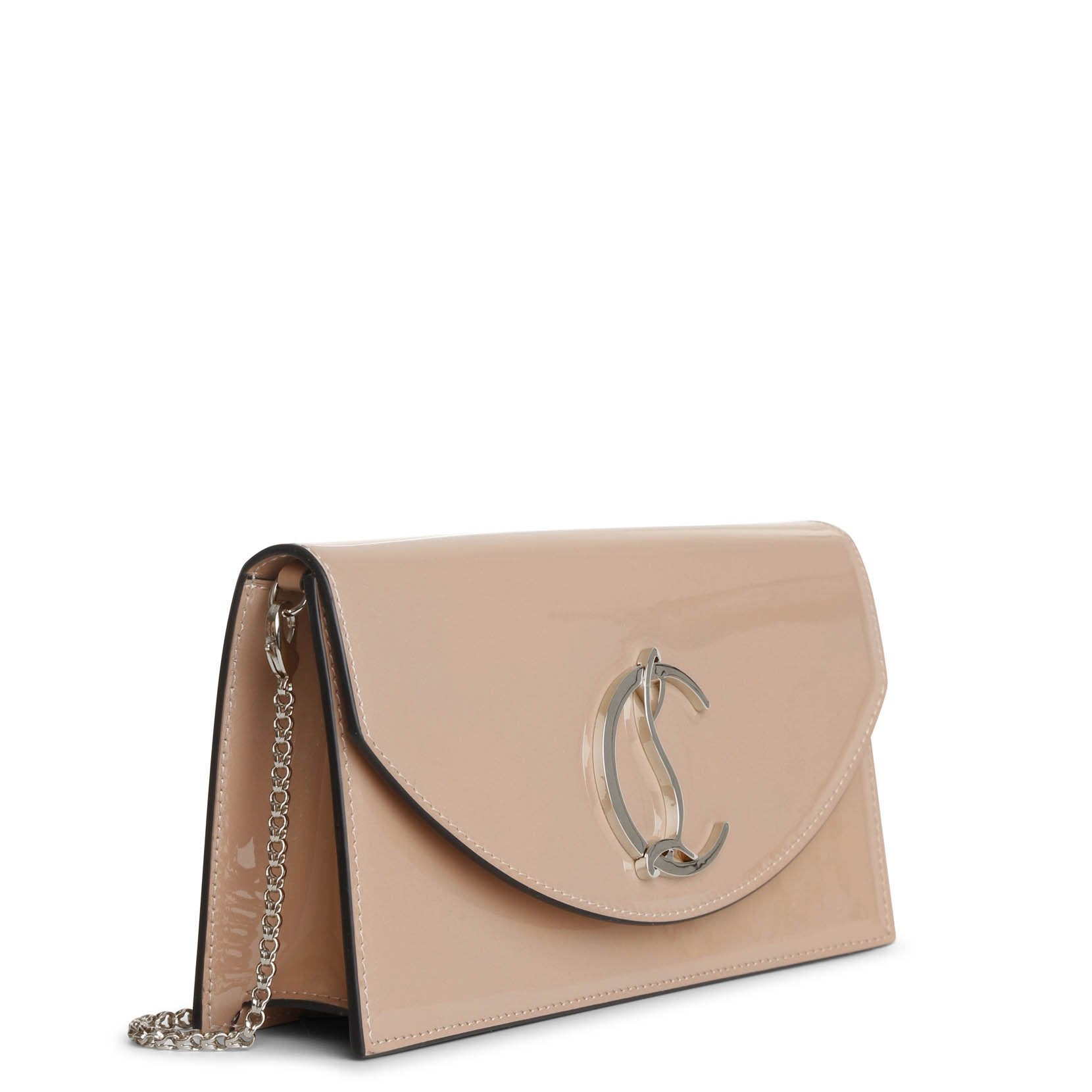 Loubi54 patent nude clutch
