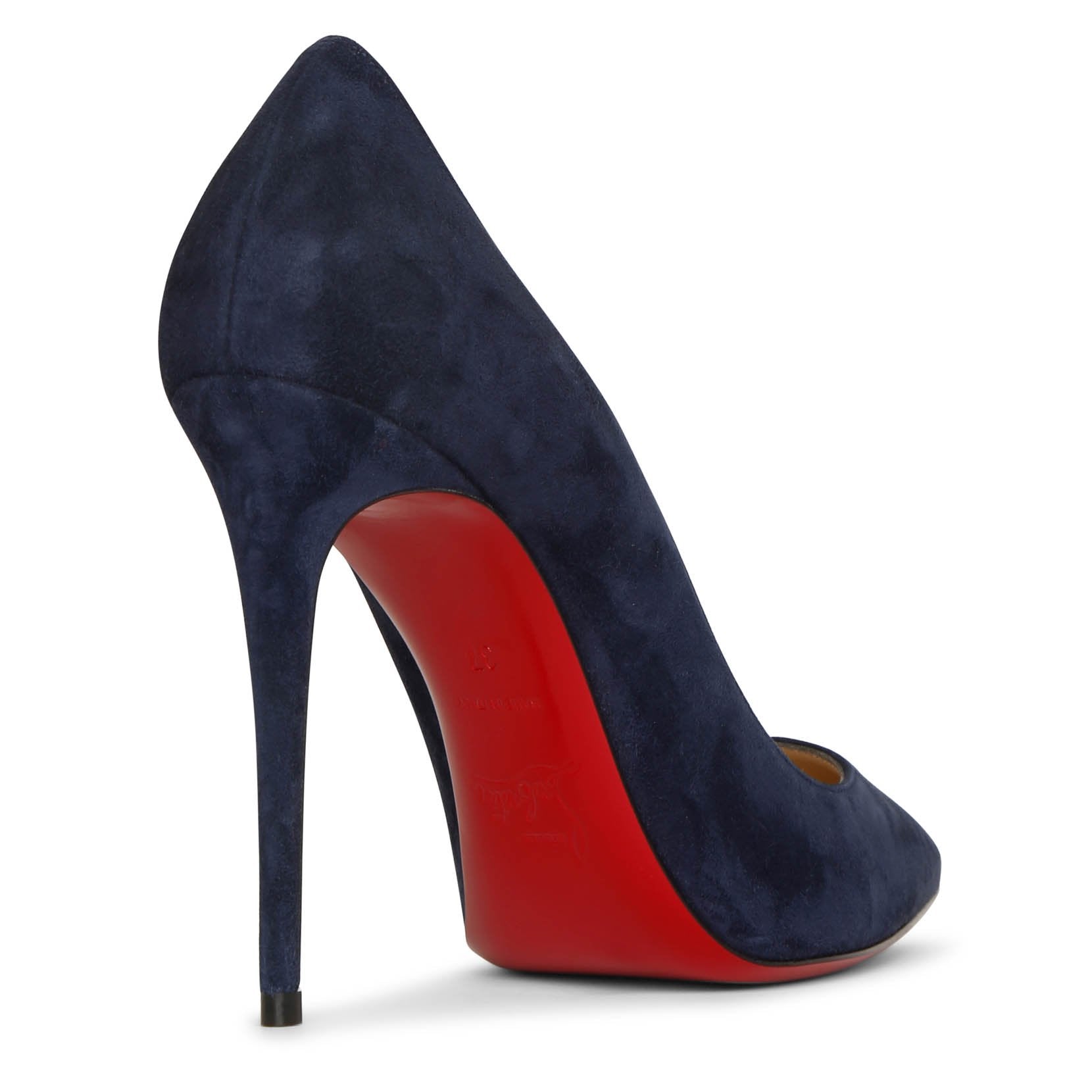 Kate 100 midnight blue suede pumps