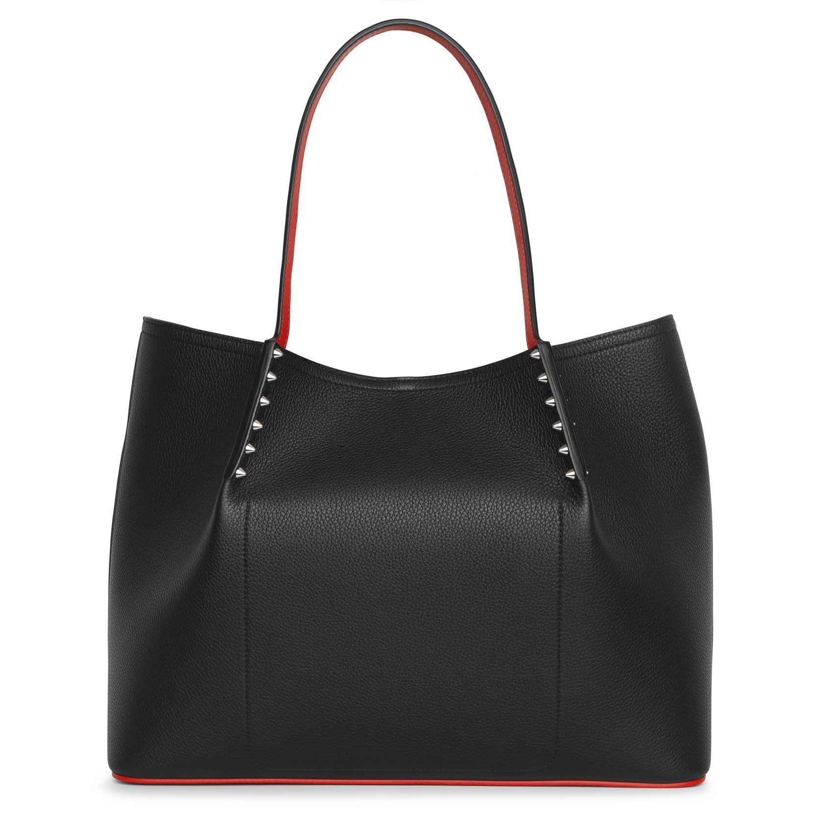 Cabarock black calf leather tote
