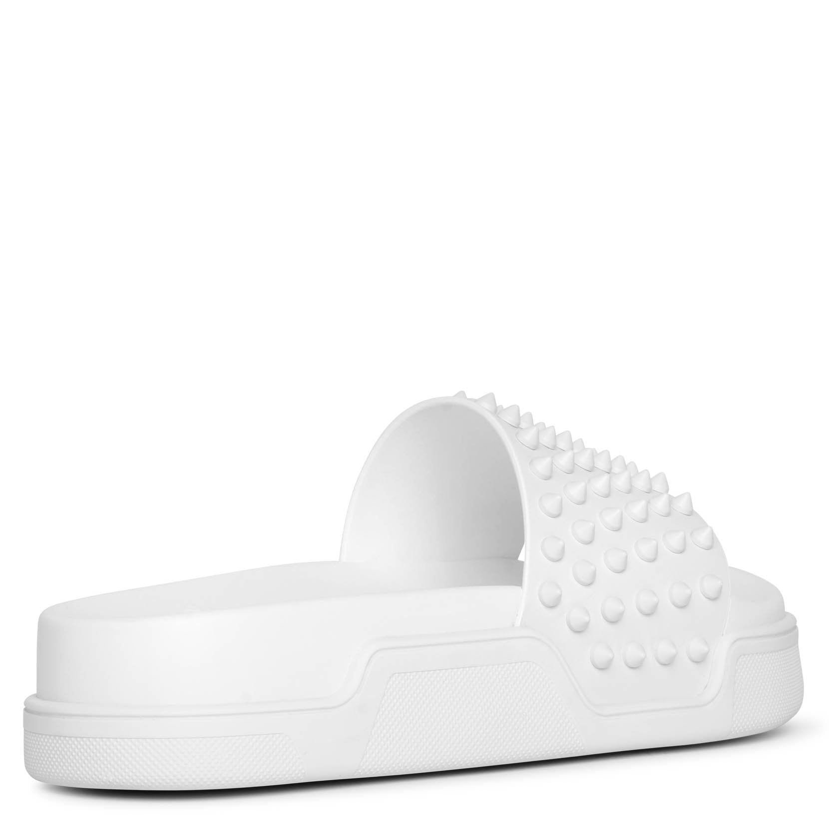 Pool Fun Donna spiked leather slides