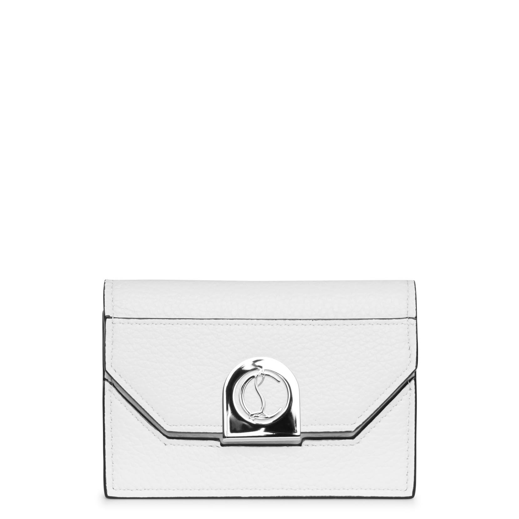 Elisa chain cardholder white and silver