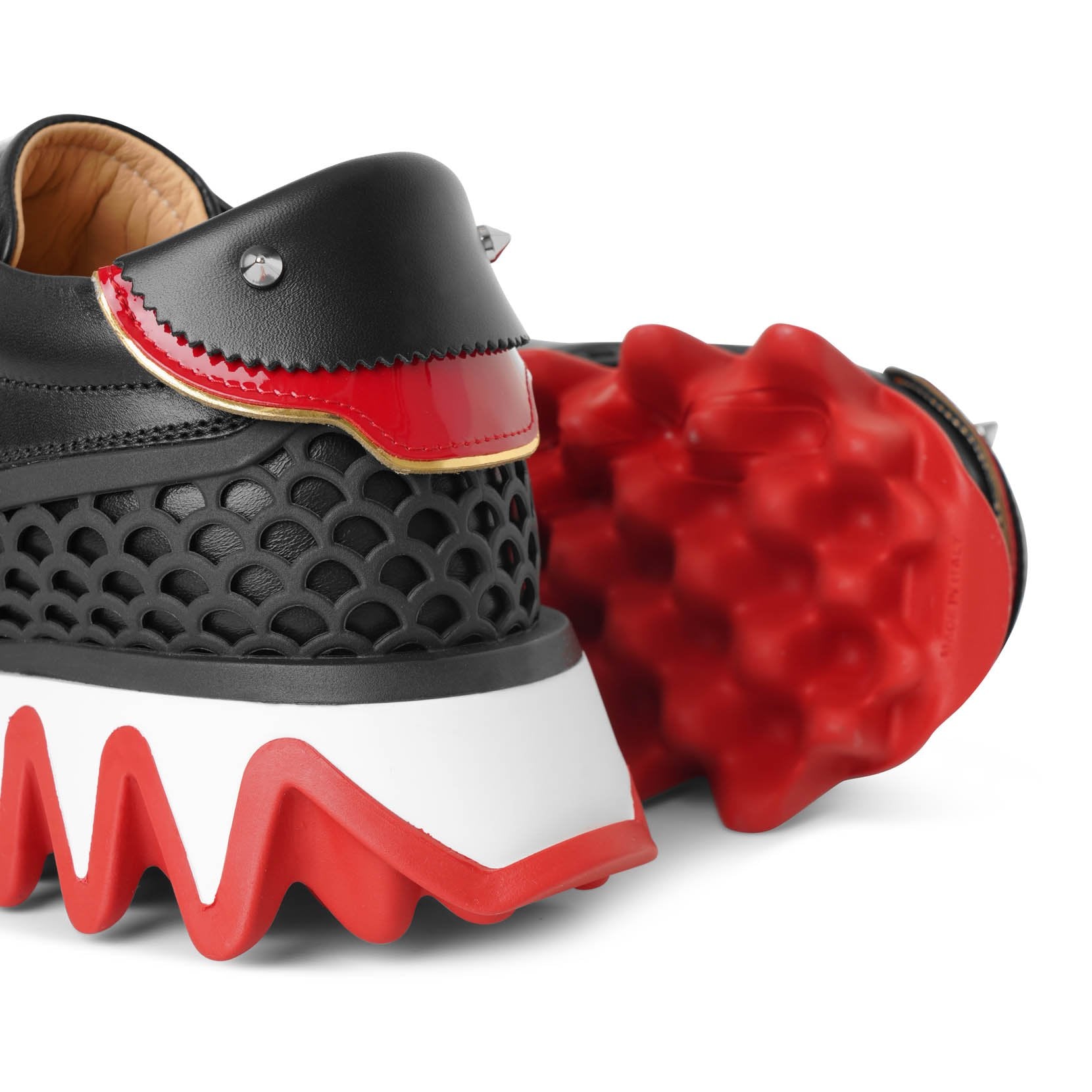 Loubishark donna black sneakers