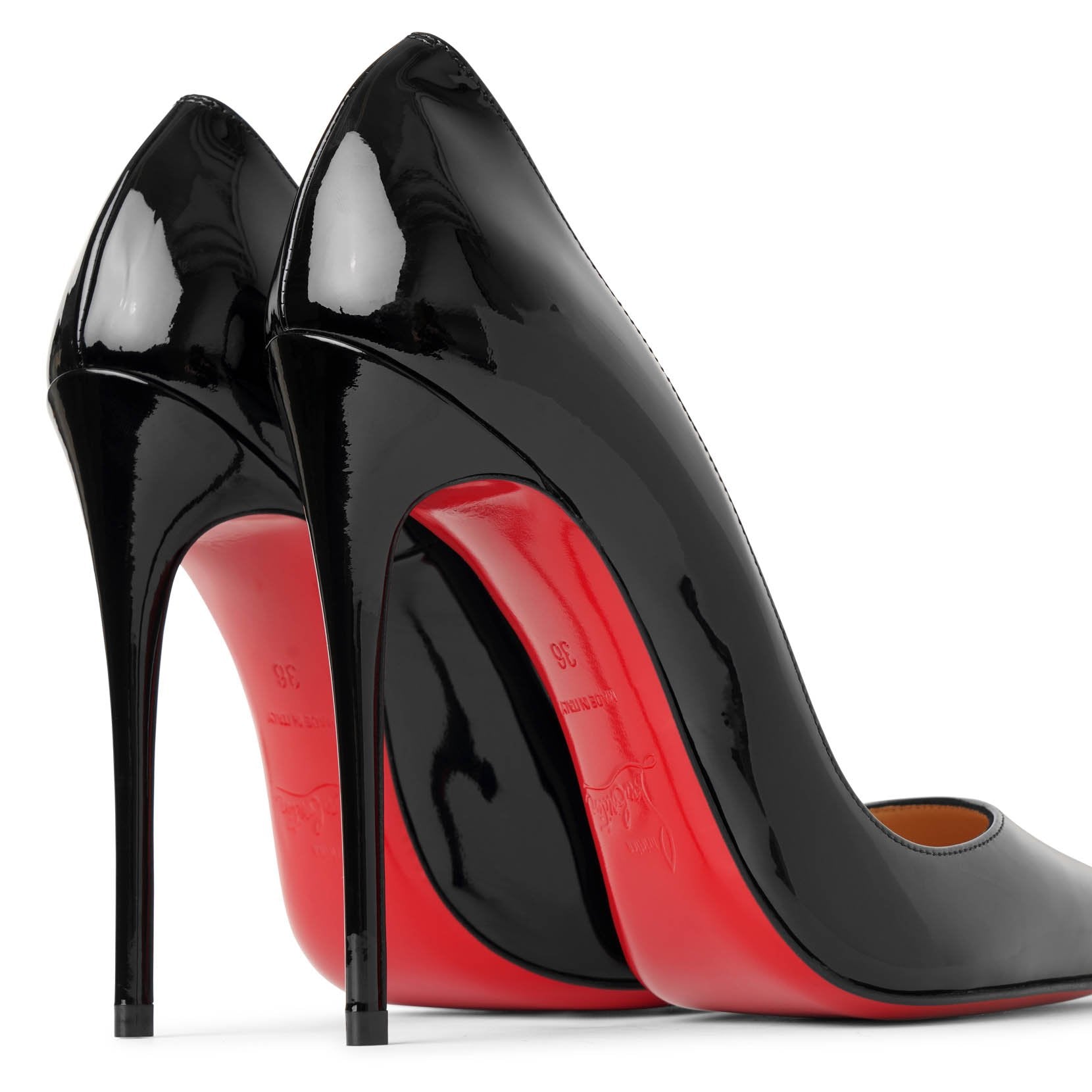 So Kate 120 black patent pumps