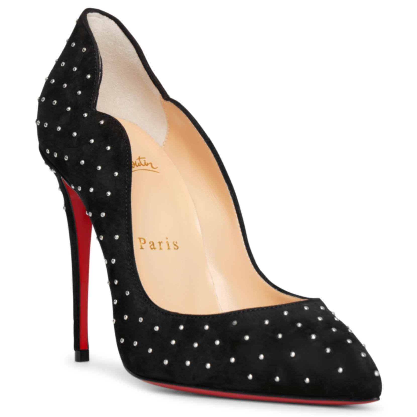 Hot Chick 100 plume suede pumps