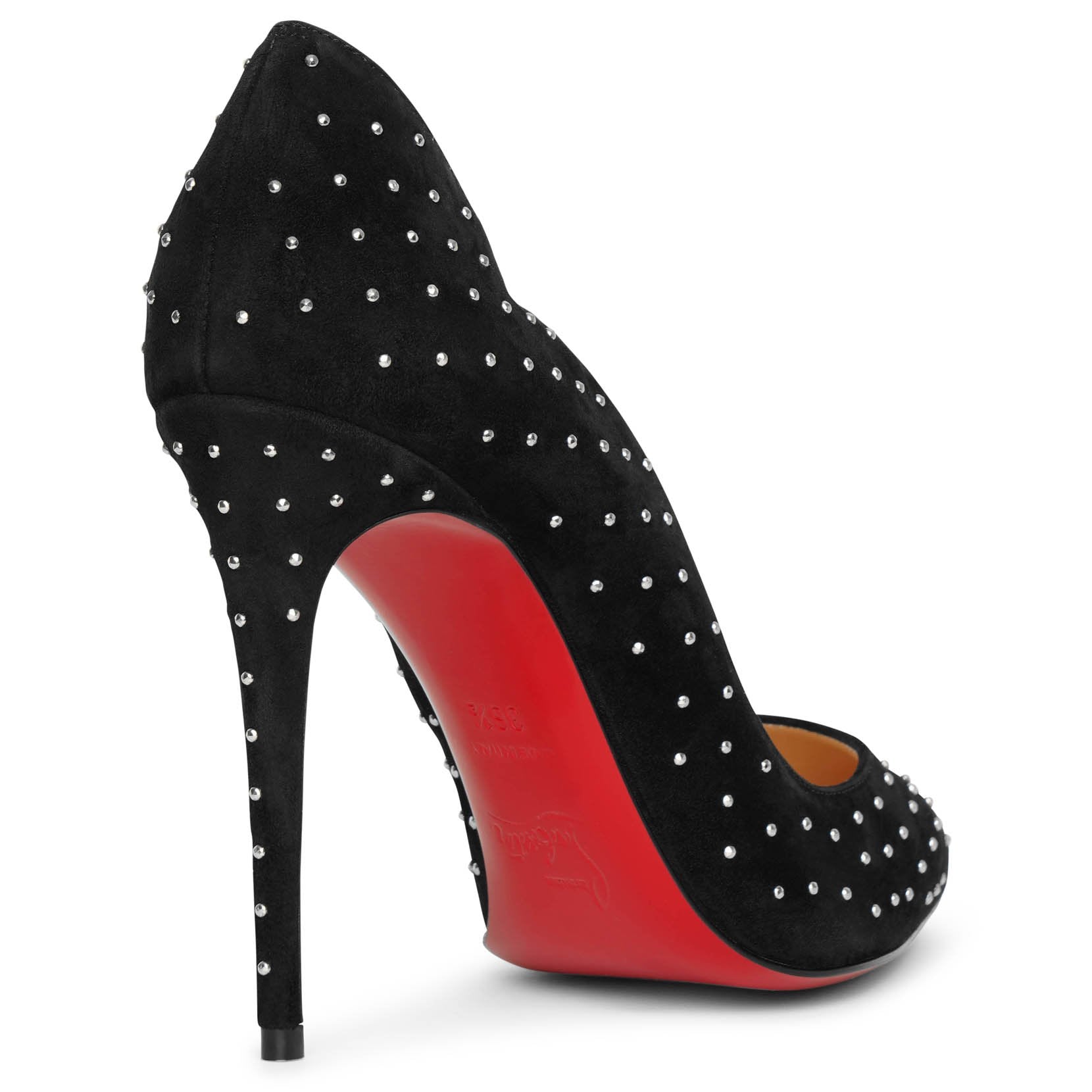 Hot Chick 100 plume suede pumps