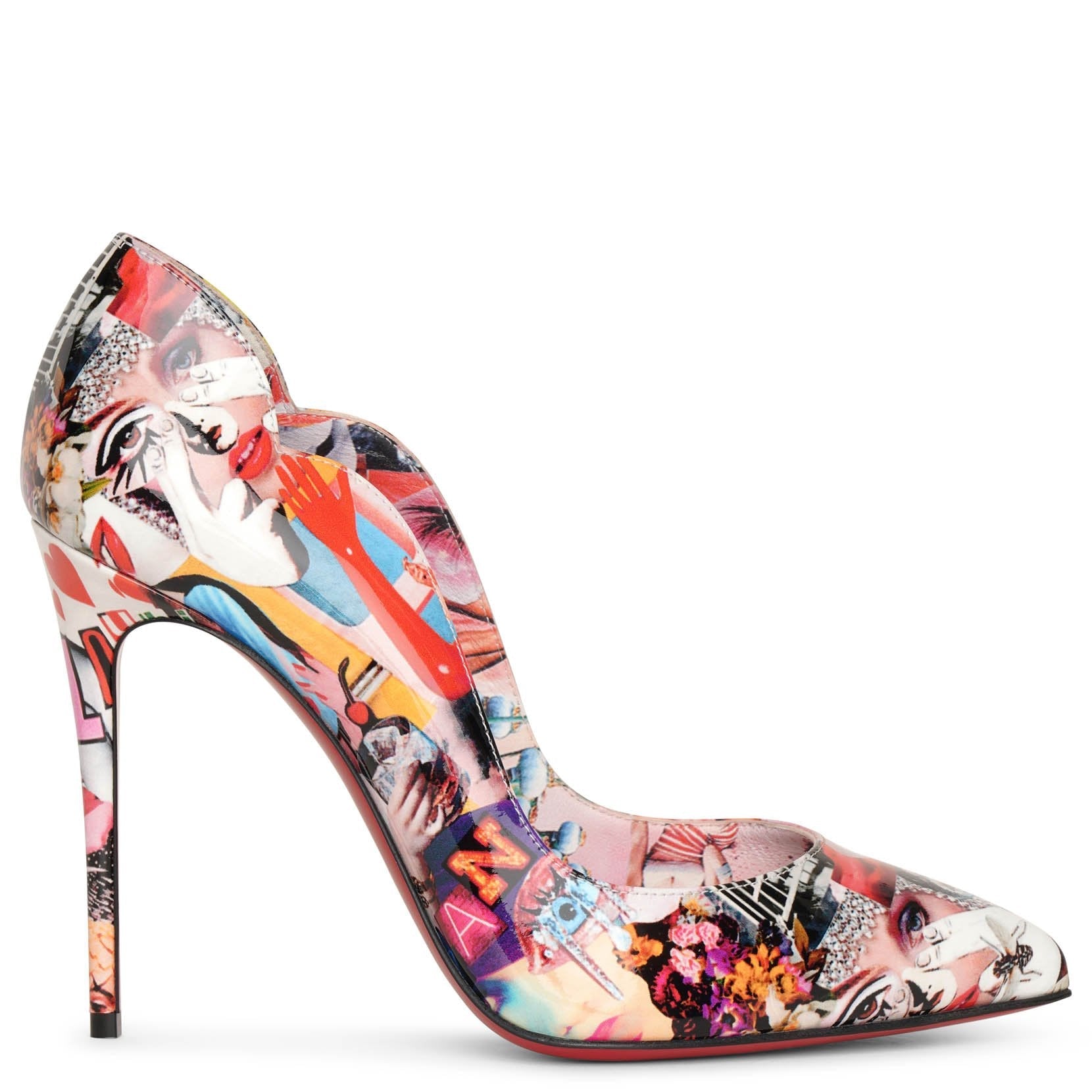 Hot Chick 100 patent pumps