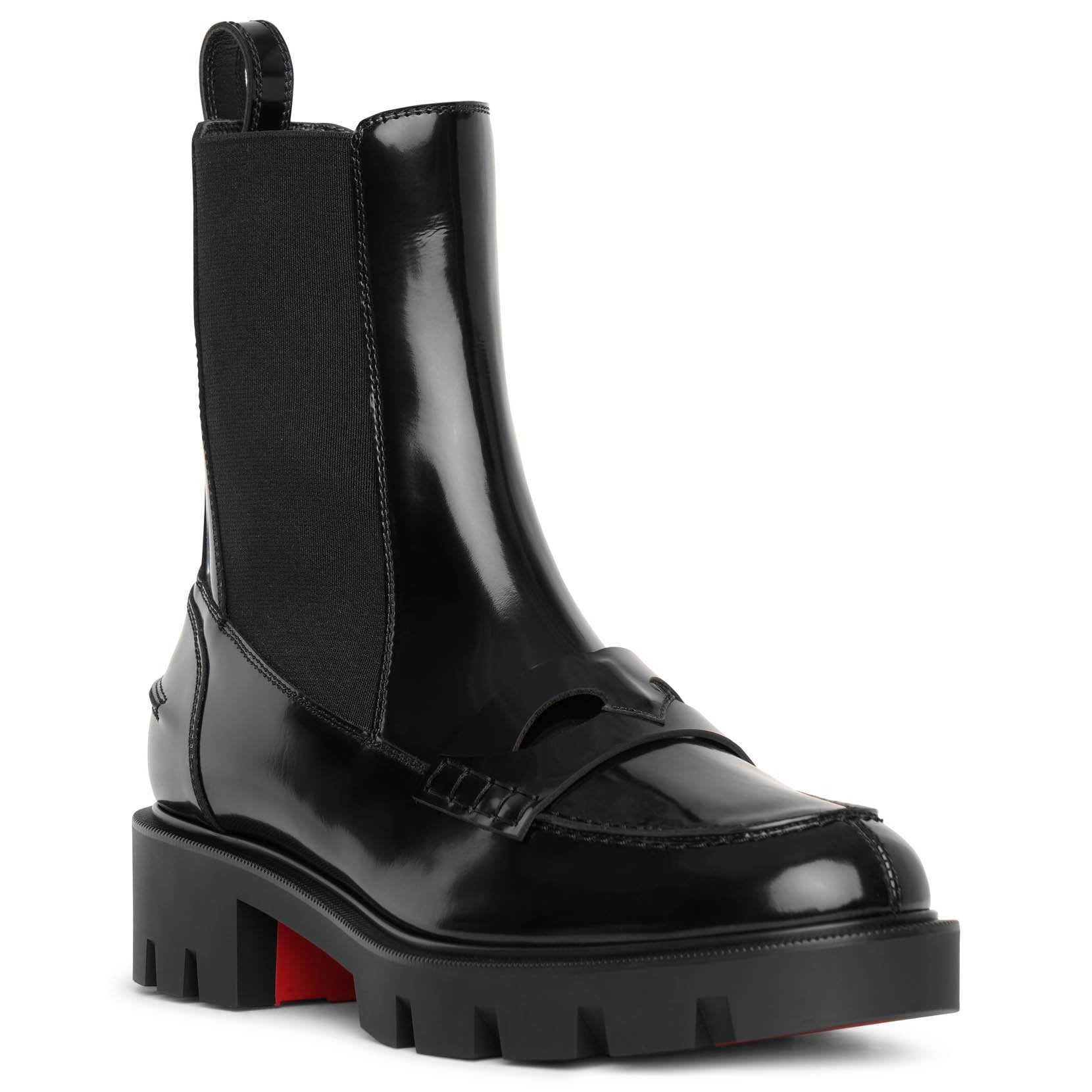 Montezu brushed leather ankle boots