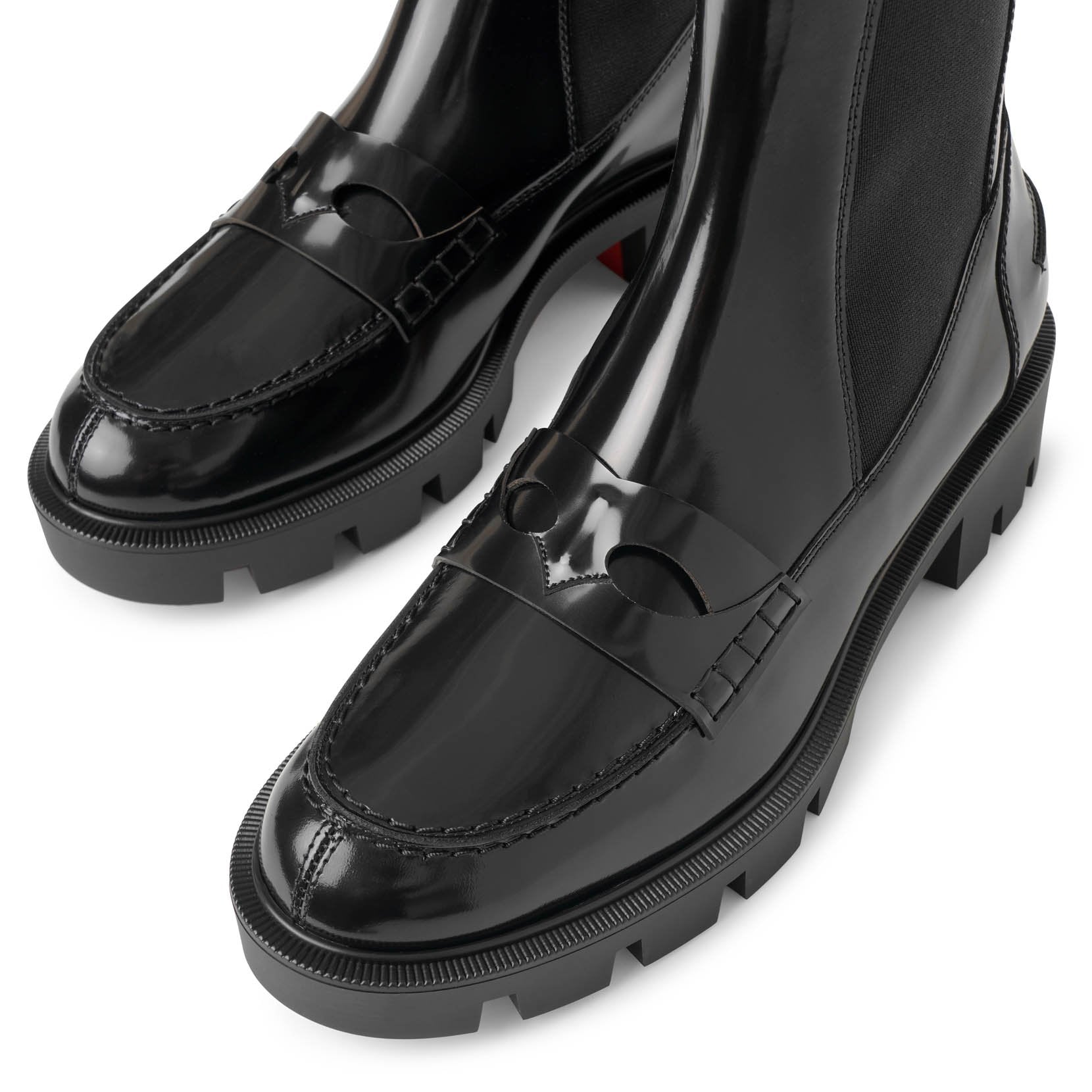 Montezu brushed leather ankle boots