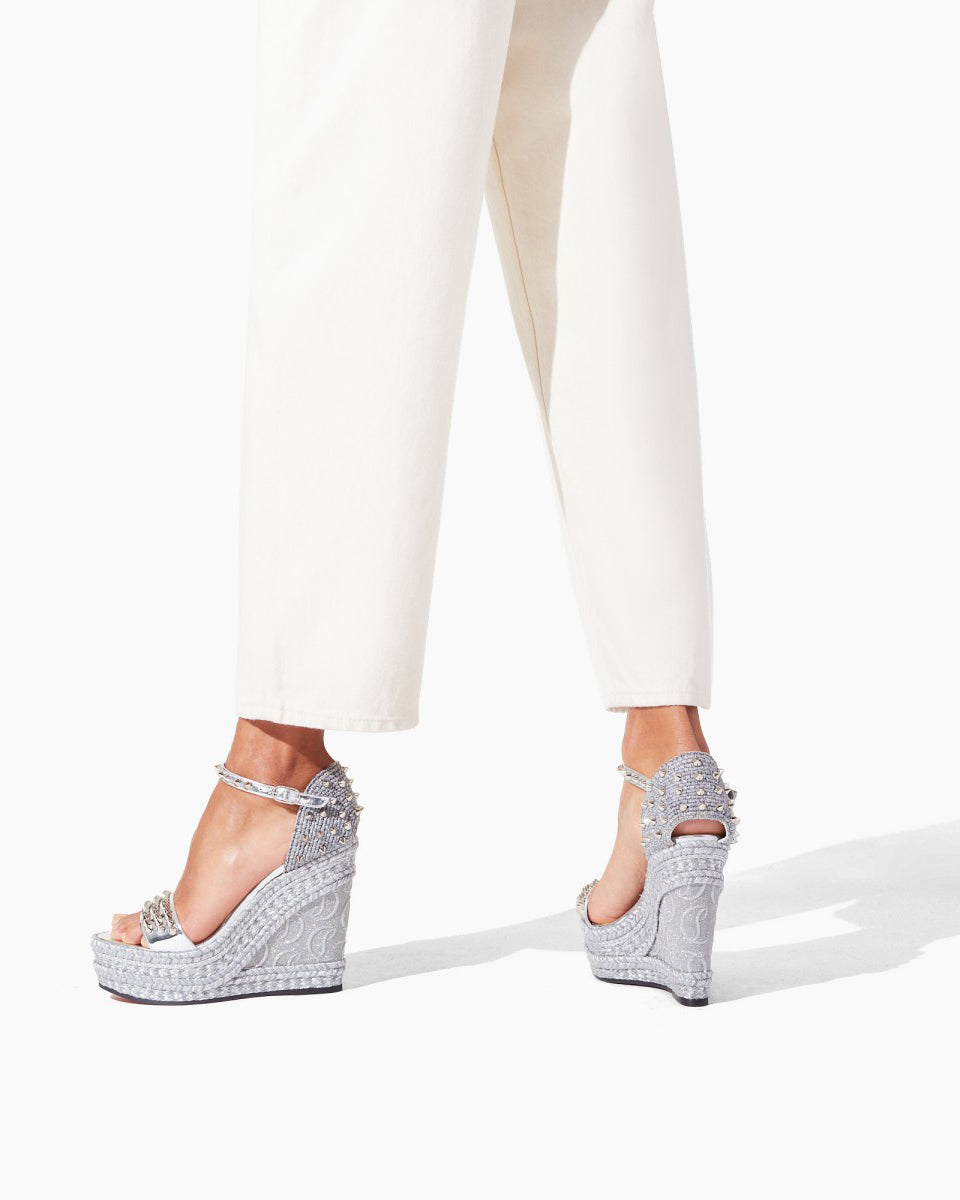 Madmonica 120 glitter wedge sandals