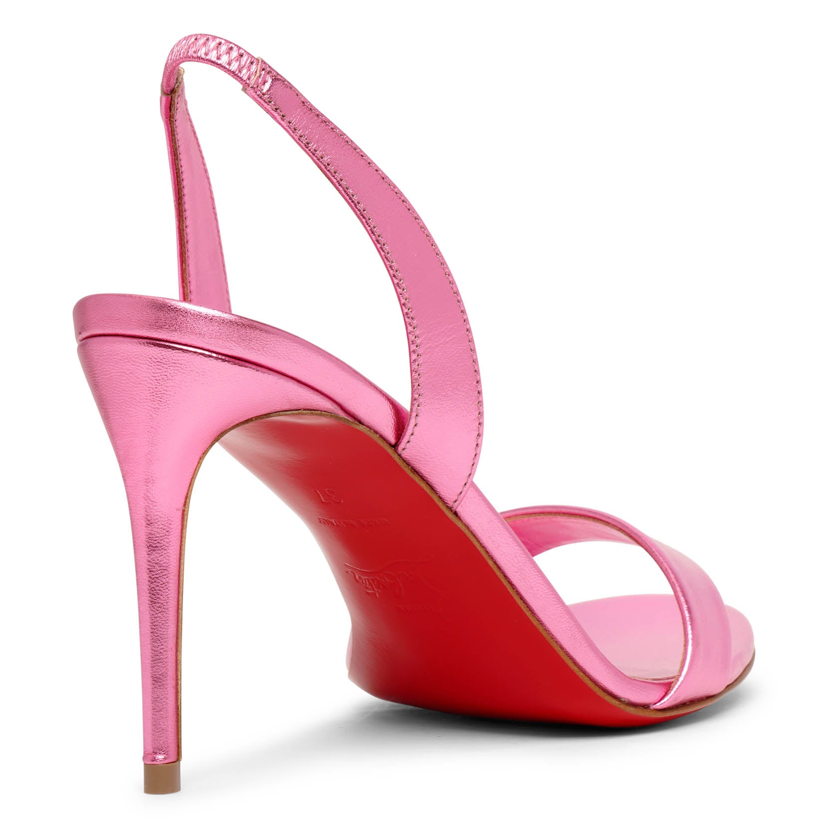 O Marylin confettis laminato sandals