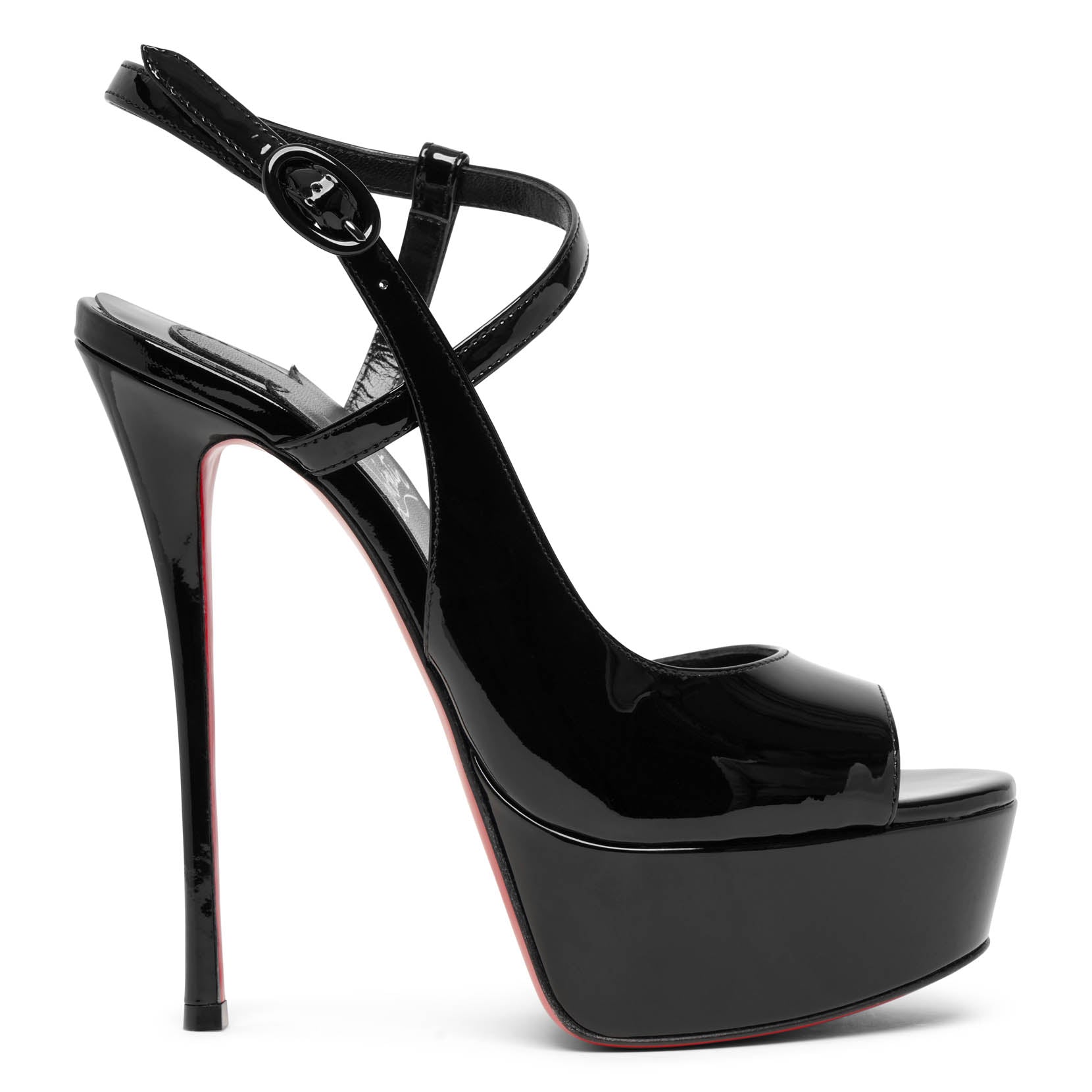 So Jenlove 150 black patent pumps