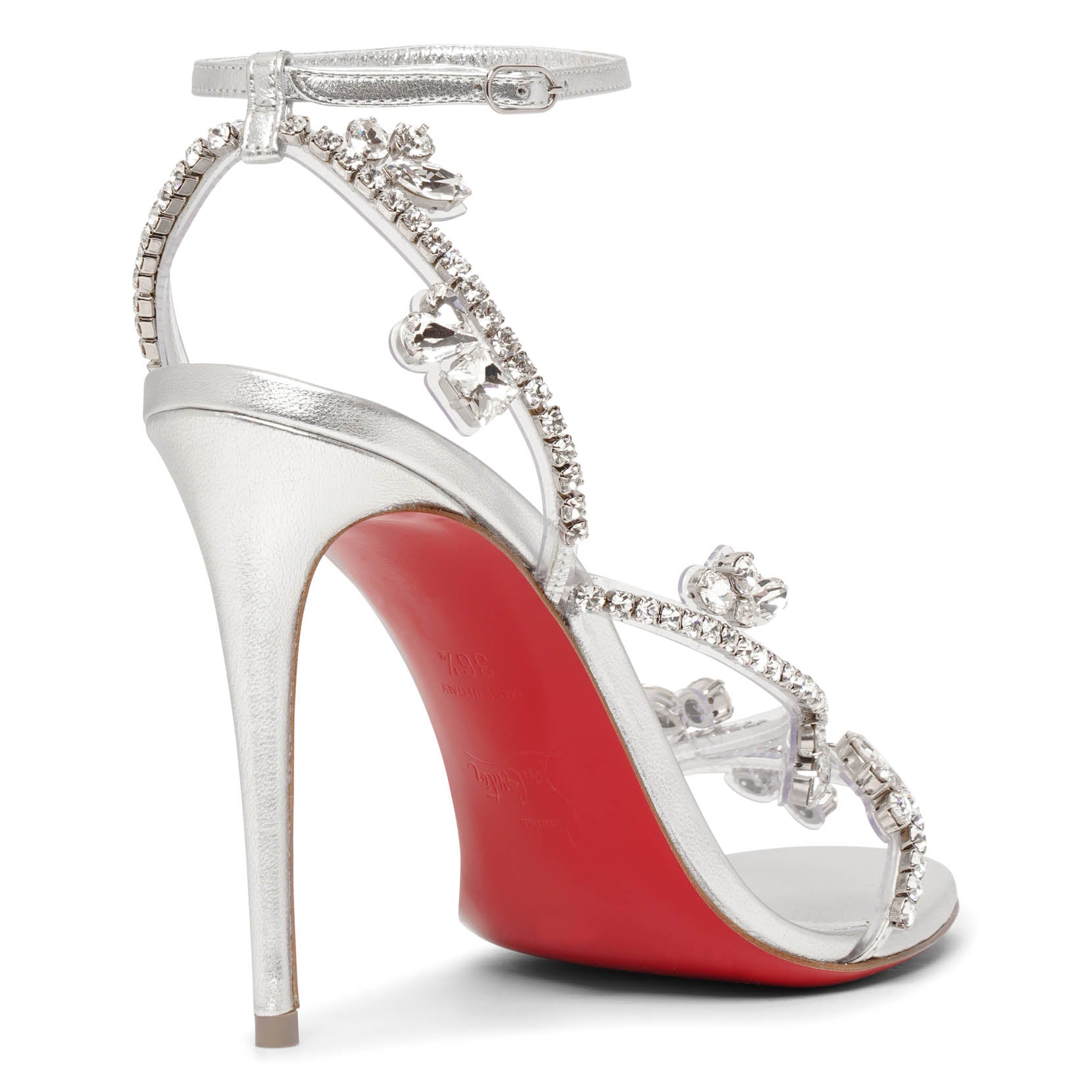 Joli Queen 100 PVC silver sandals