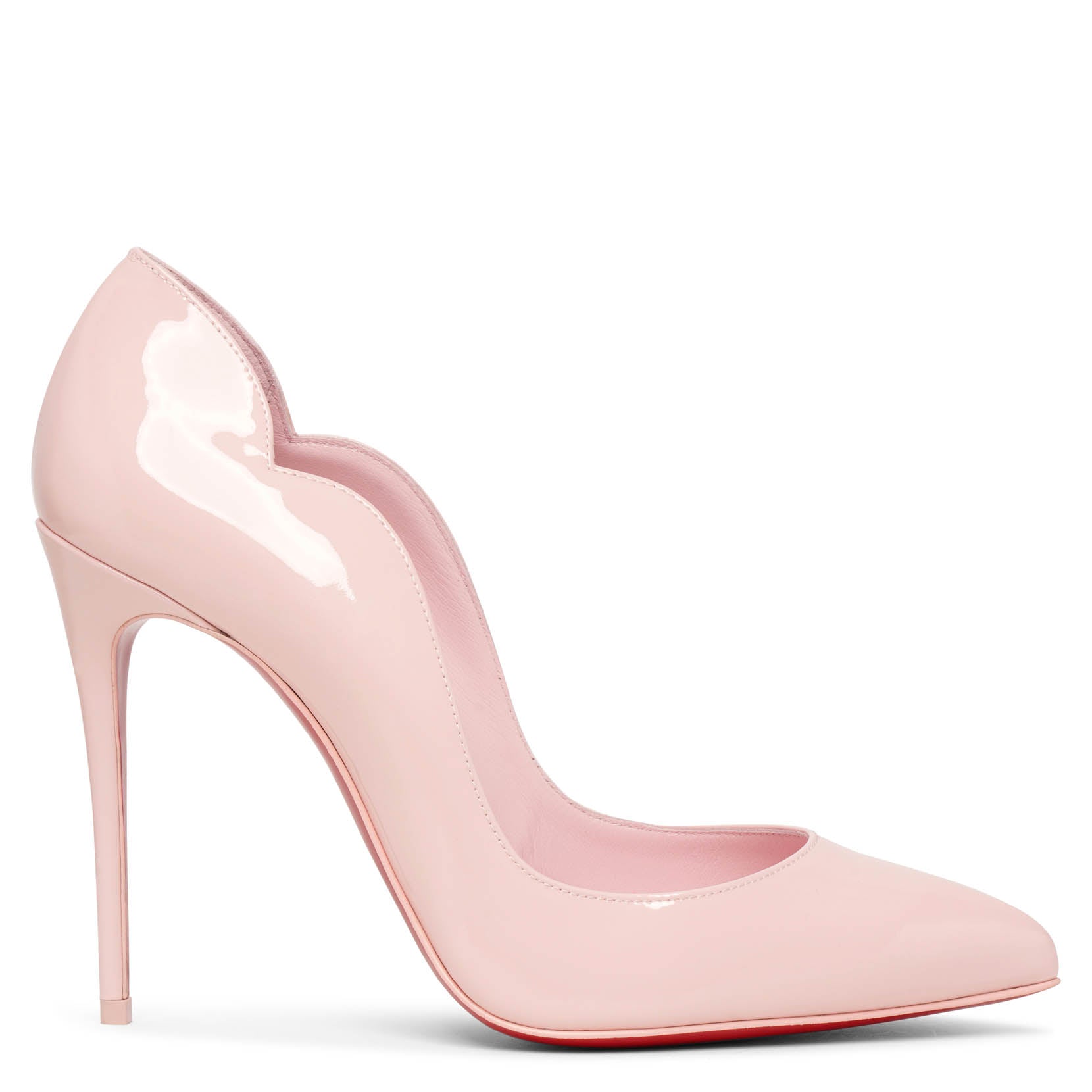 Hot Chick 100 pink patent pumps