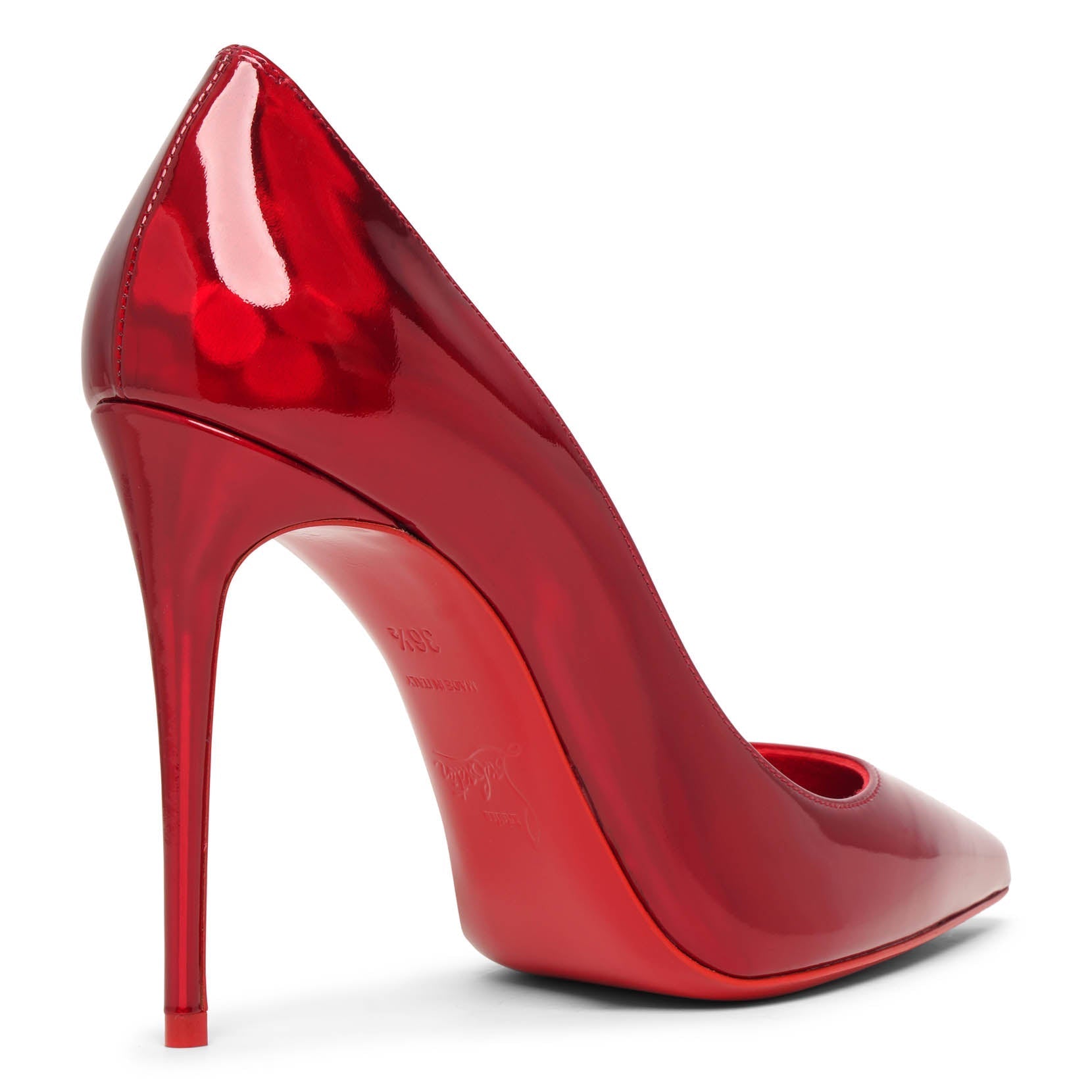 Kate 100 red patent pumps