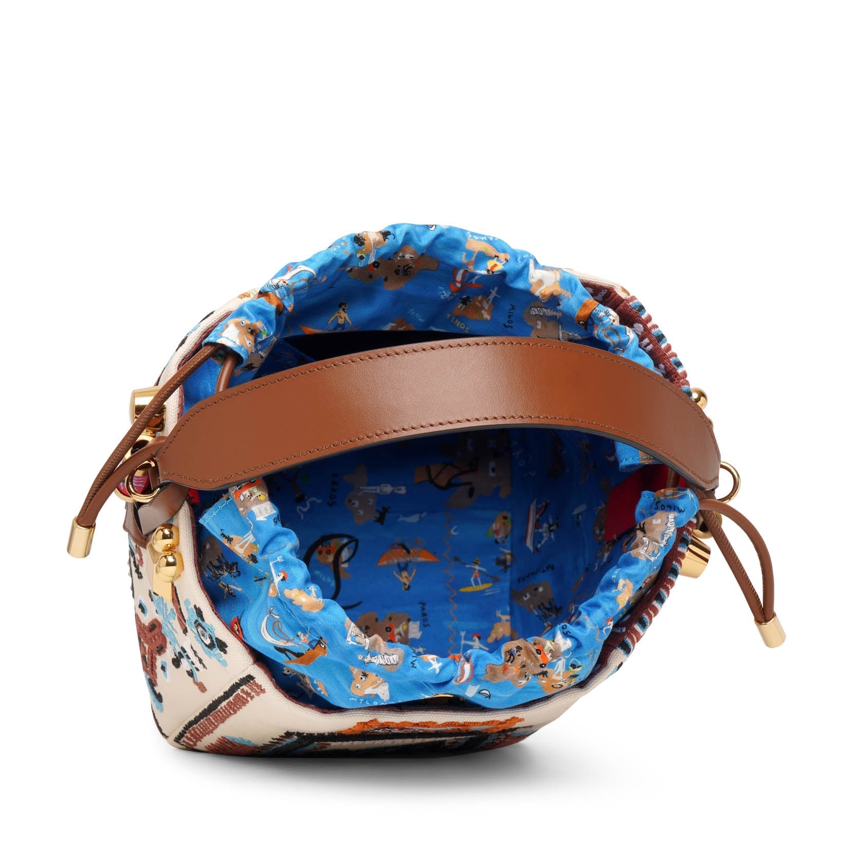 Greekaba mini broderie bag