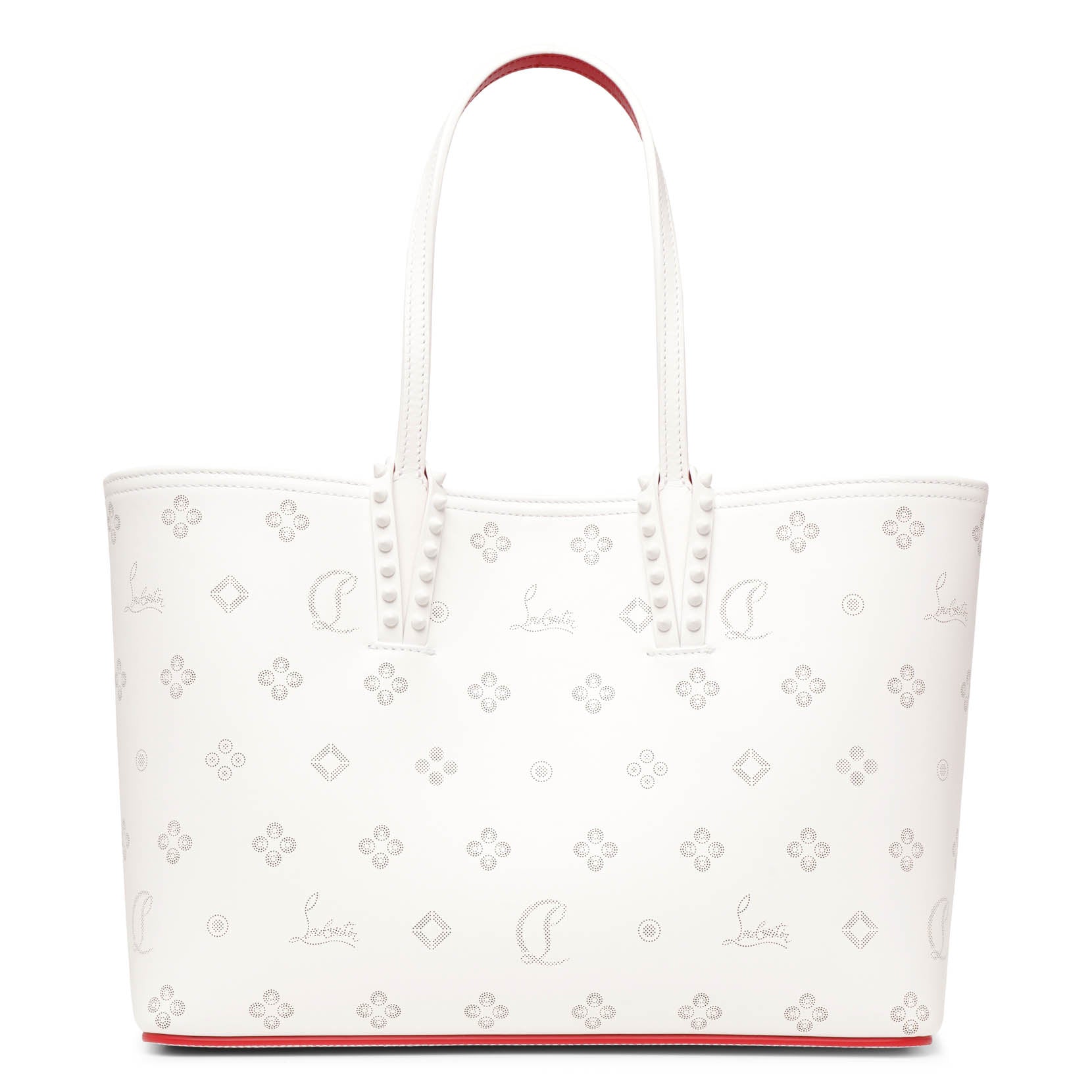 Cabata small white laser loubinthesky
