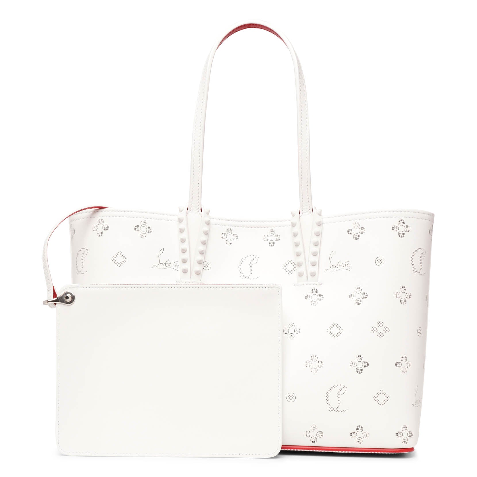 Cabata small white laser loubinthesky