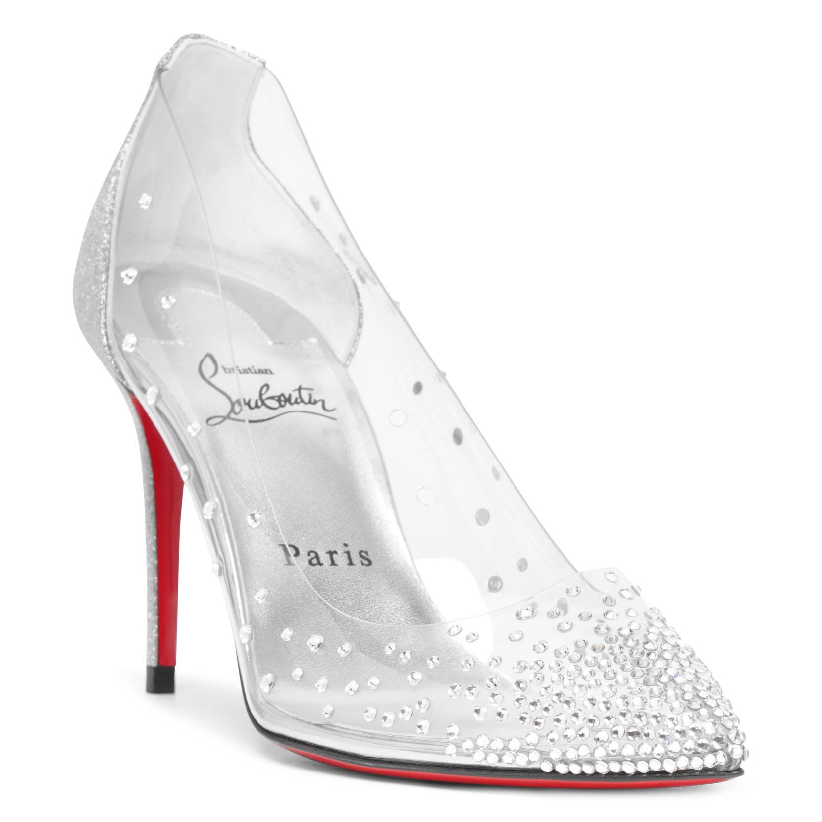 Degrastrass 85 glitter pumps