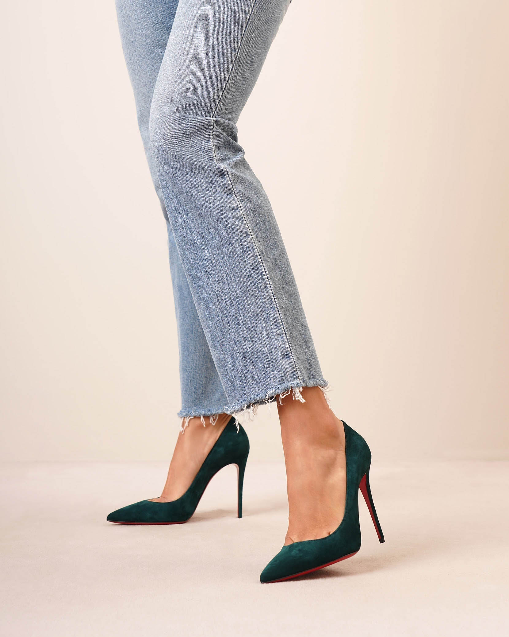 Kate 100 suede pumps