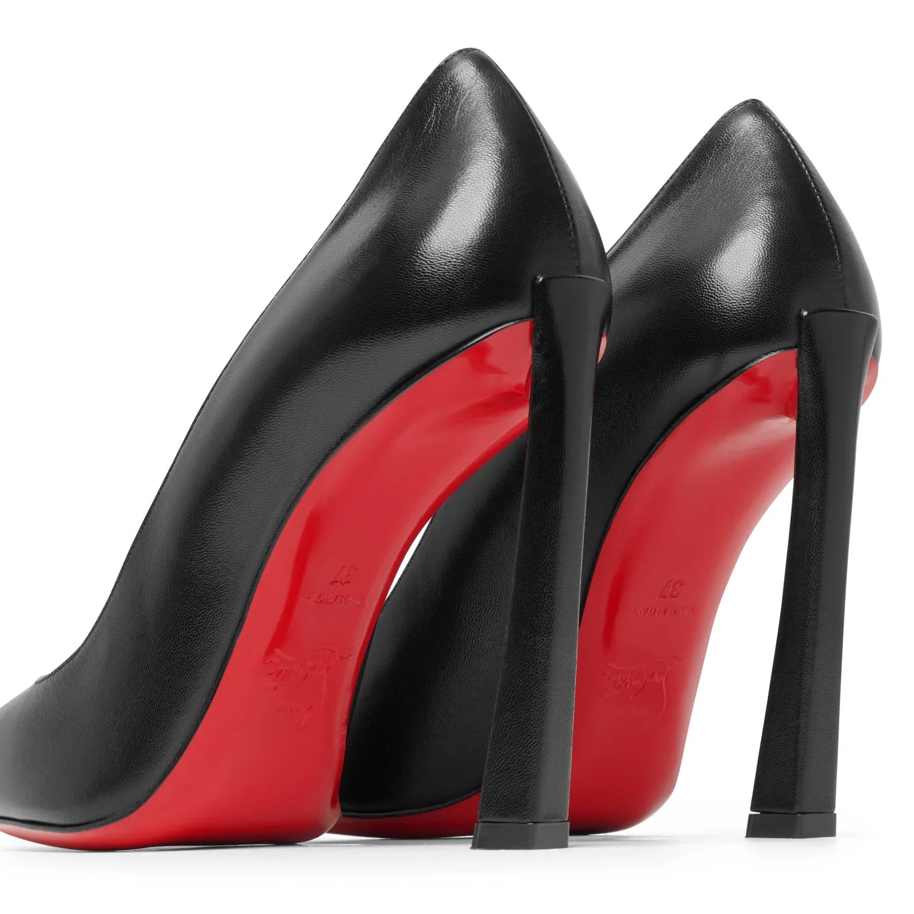 Condora 100 black leather pumps