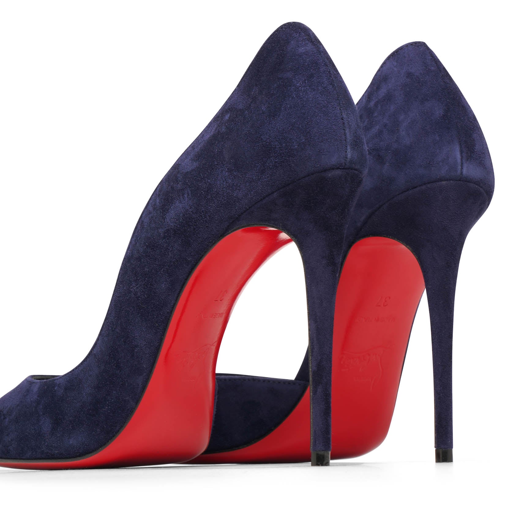 Iriza 100 navy suede pumps