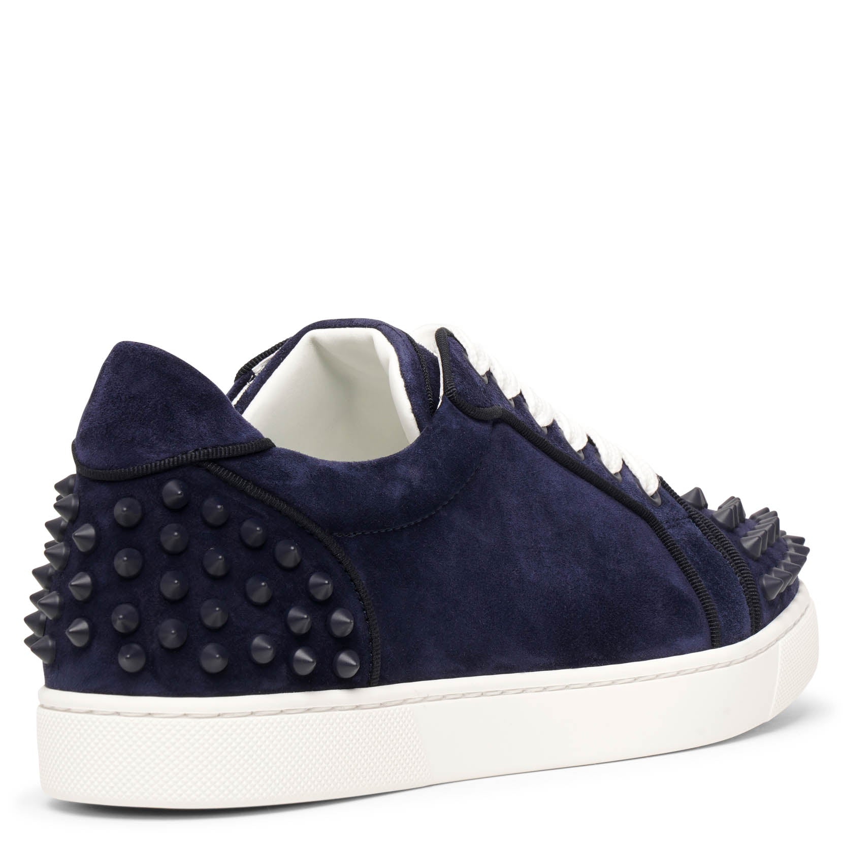 Vieira 2 orlato navy blue suede sneakers