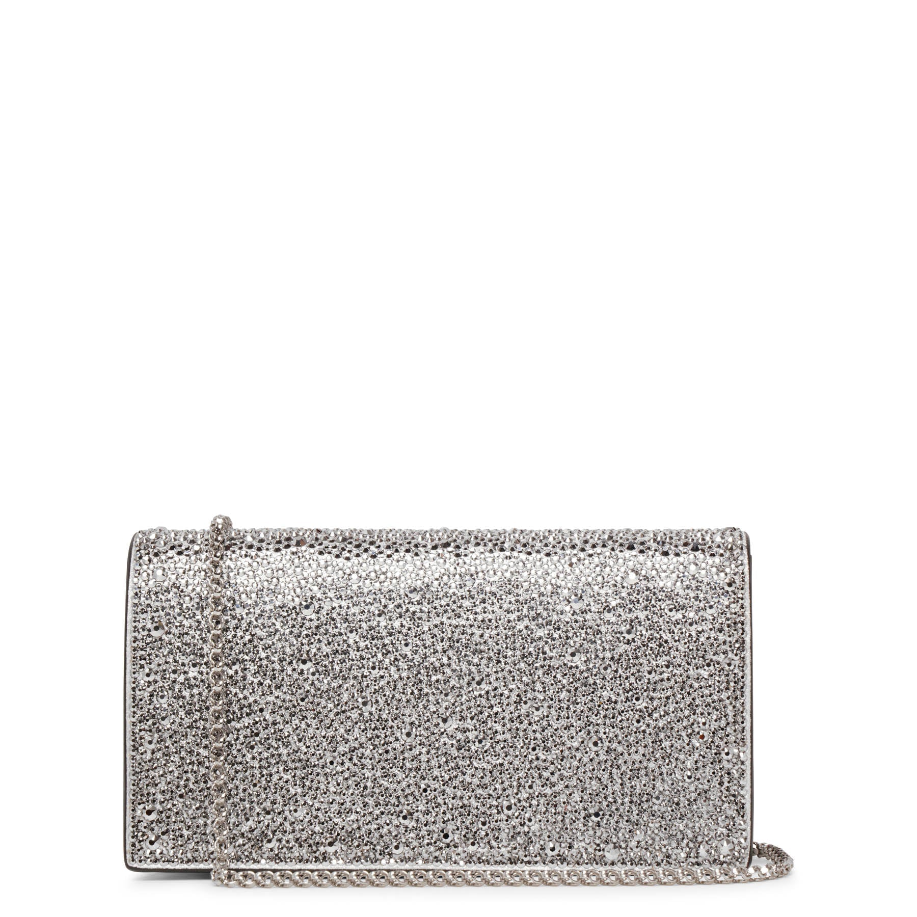 Loubi54 small silver crystal crossbody bag