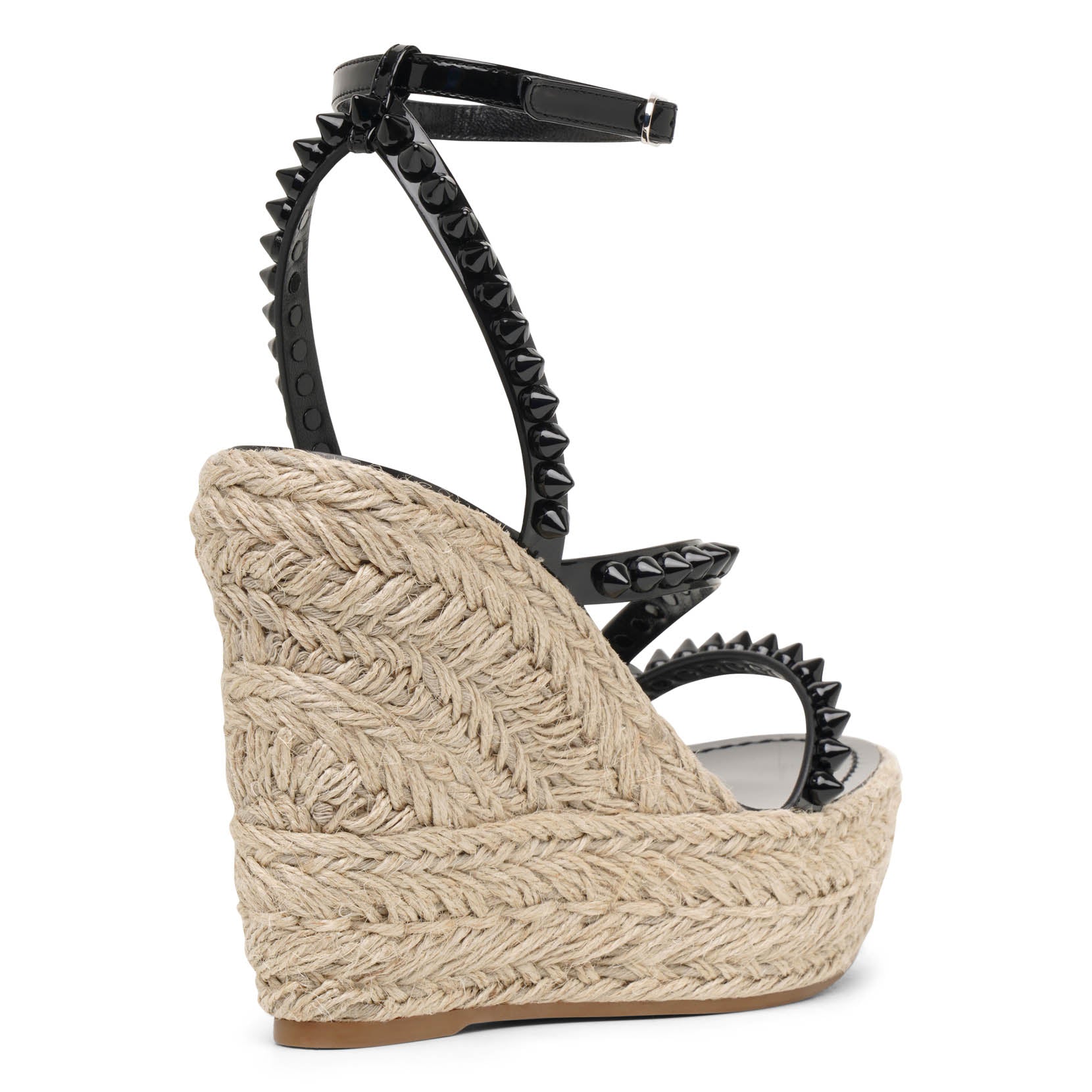 Mafaldina Zeppa 120 black espadrilles