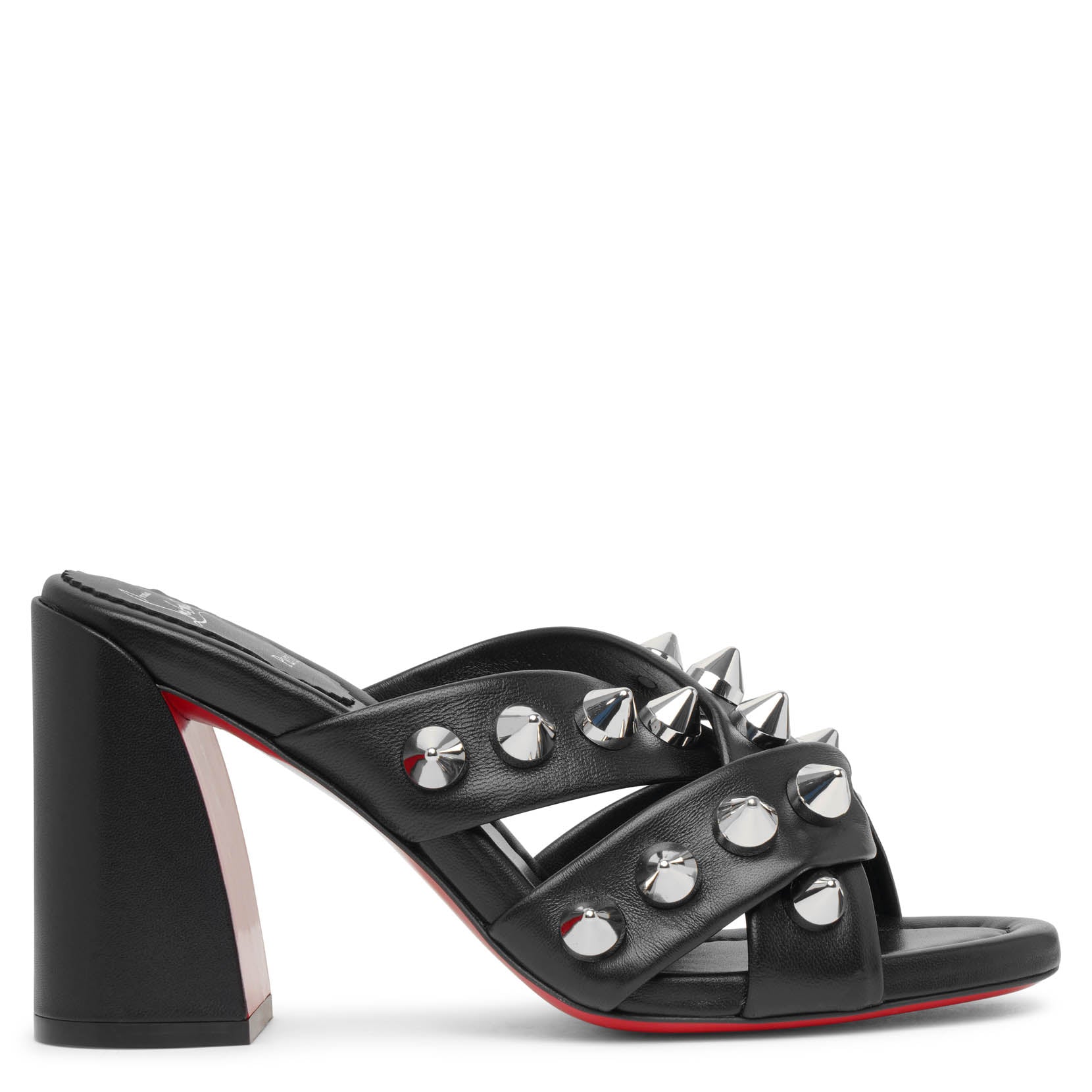 Spika club 85 black leather mules