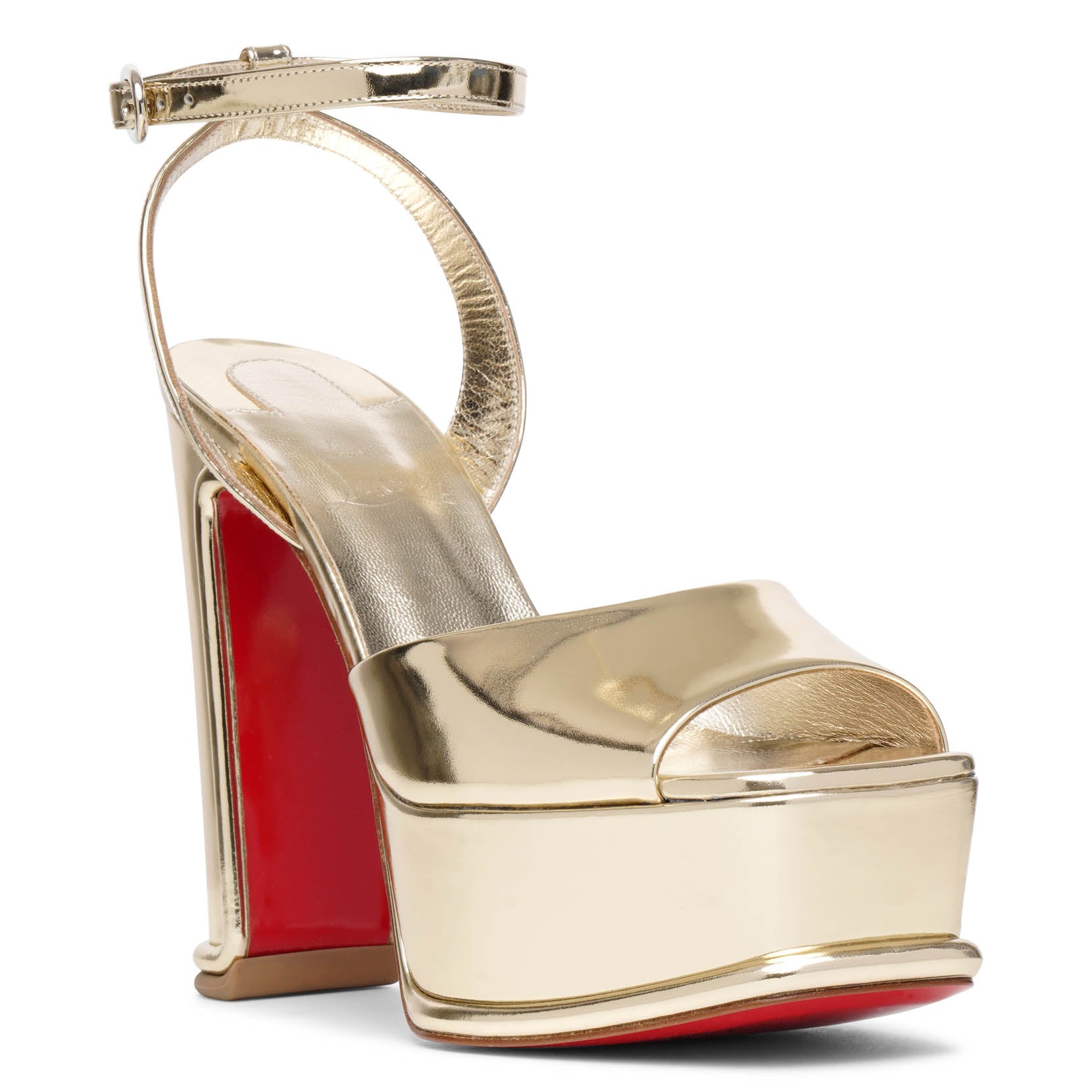 Amali Alta 130 metallic platform sandals