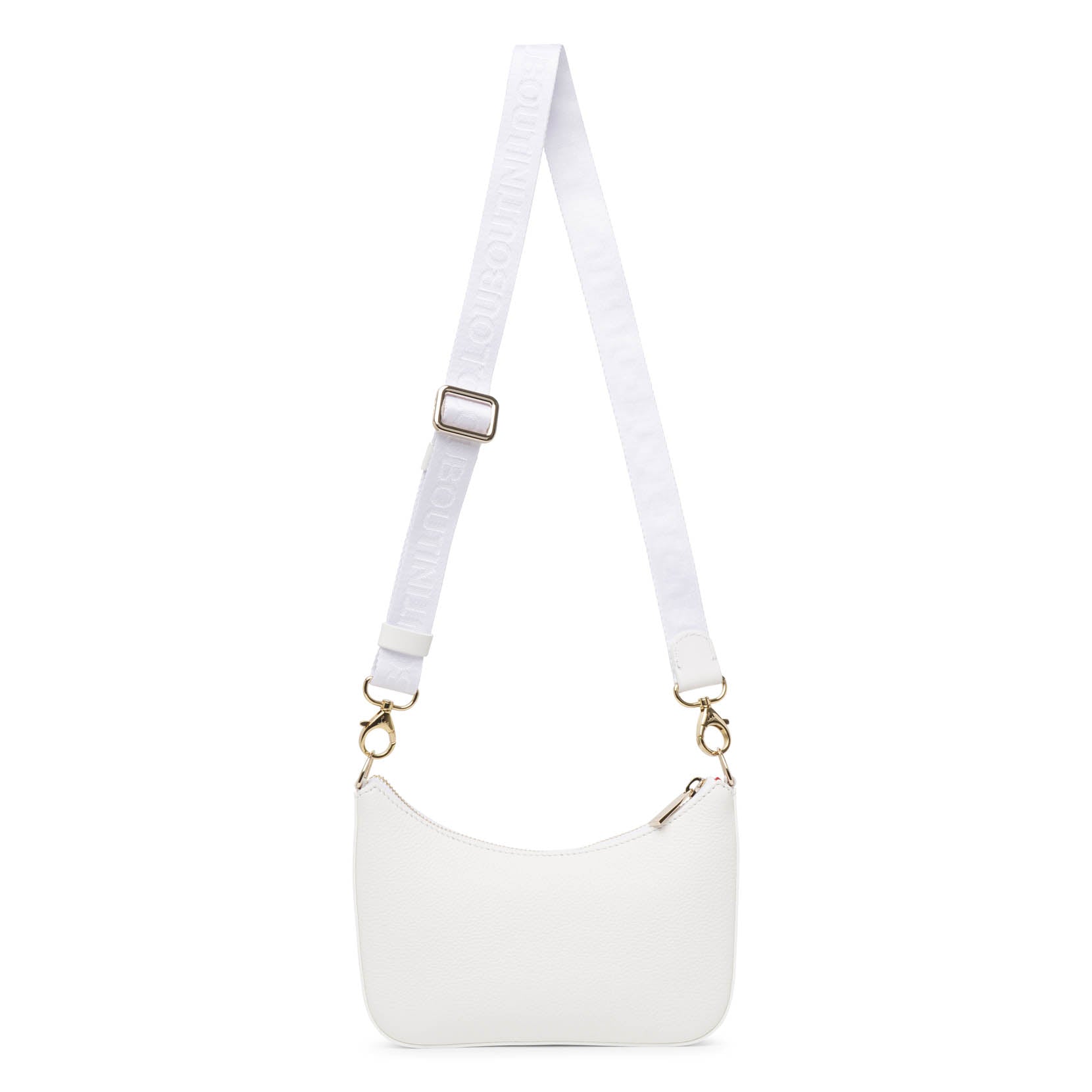 Loubila chain white mini shoulder bag