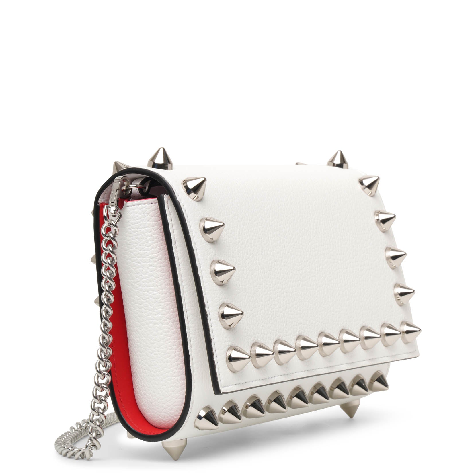 Paloma maxi spikes white clutch